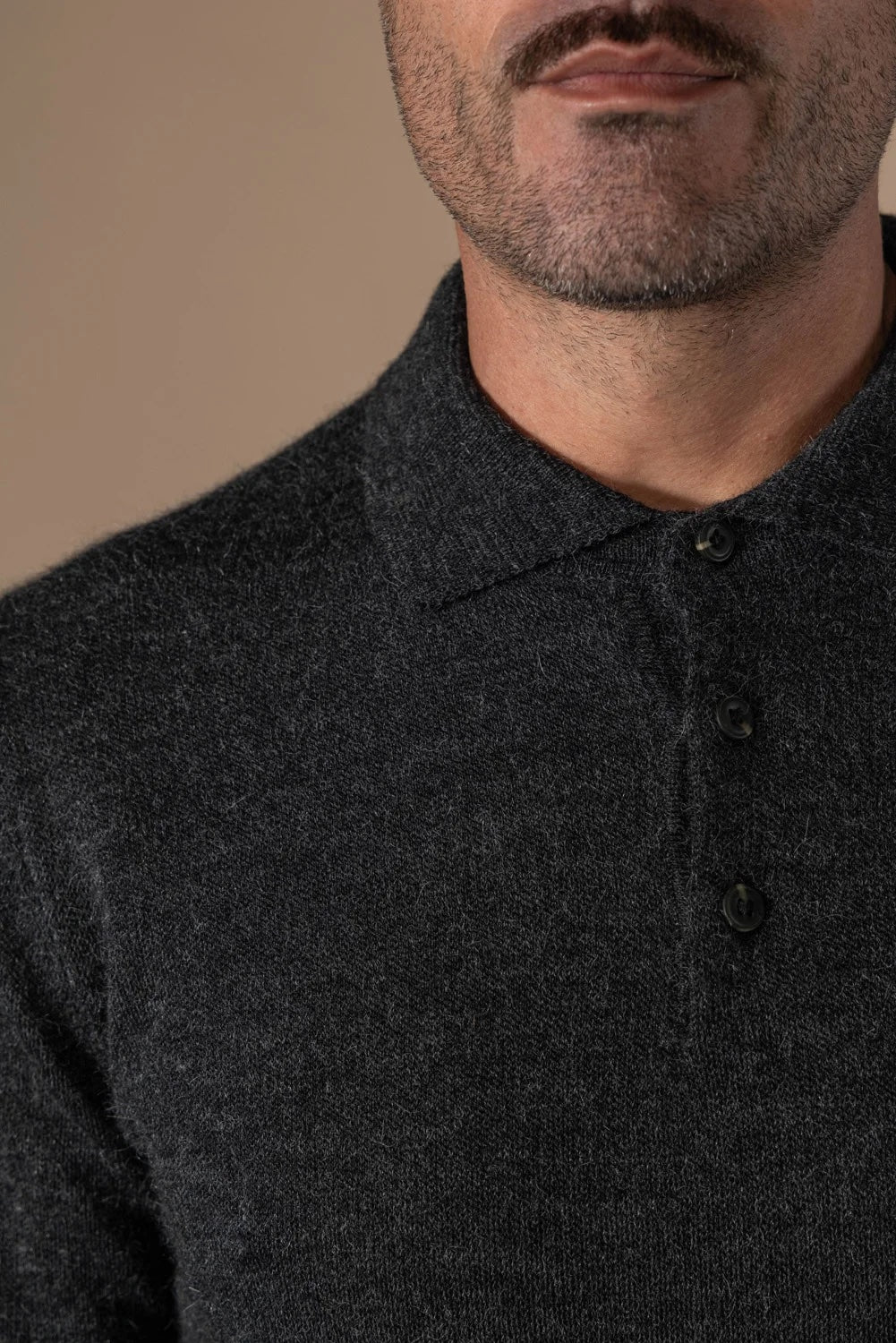 Polo Baby Alpaca - Grey