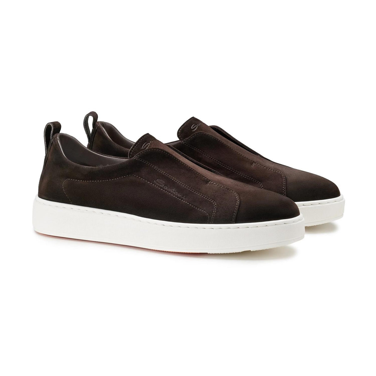 Suede Slip On Sneaker - Brun