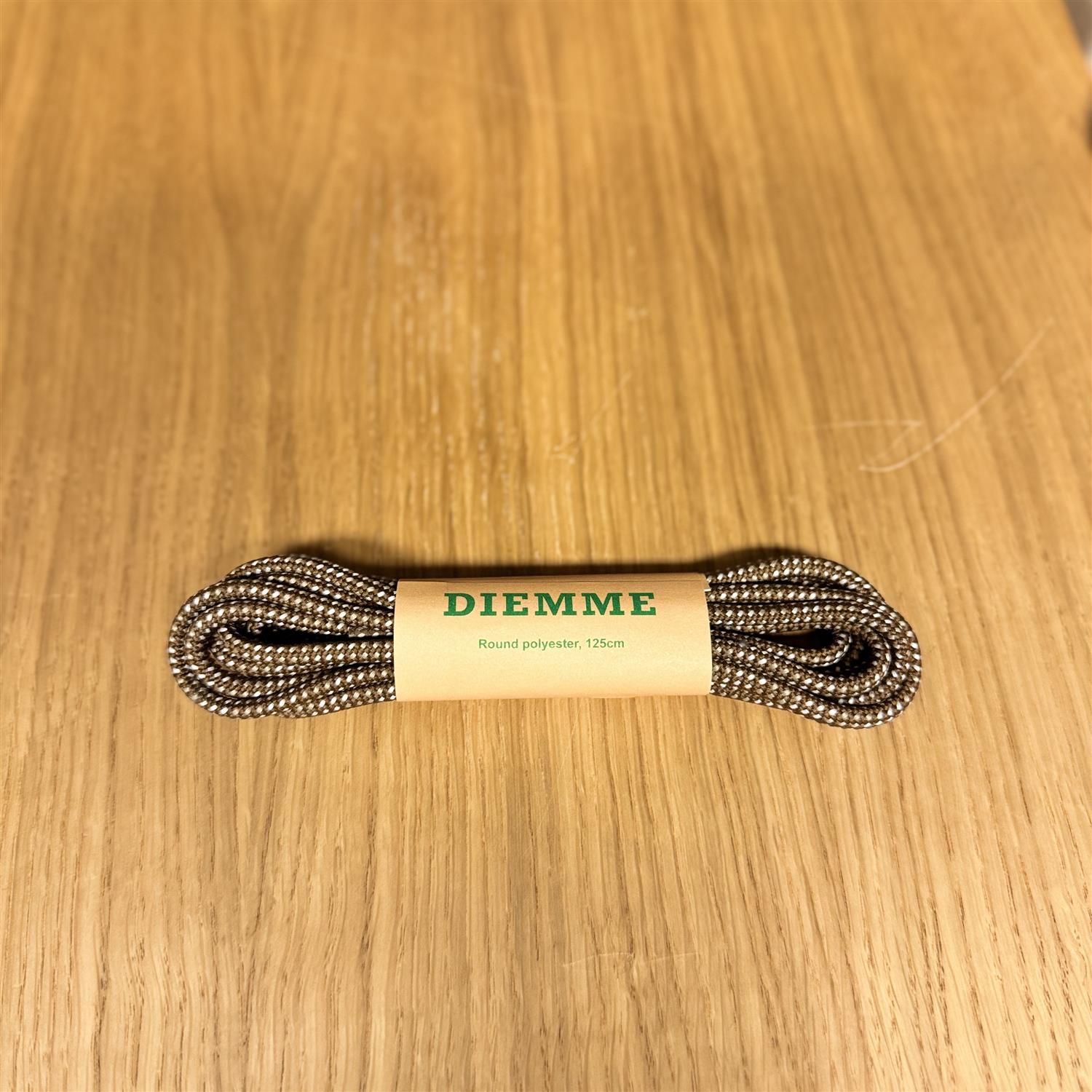 VL ROUND POLY BROWN WHITE MIX 125CM