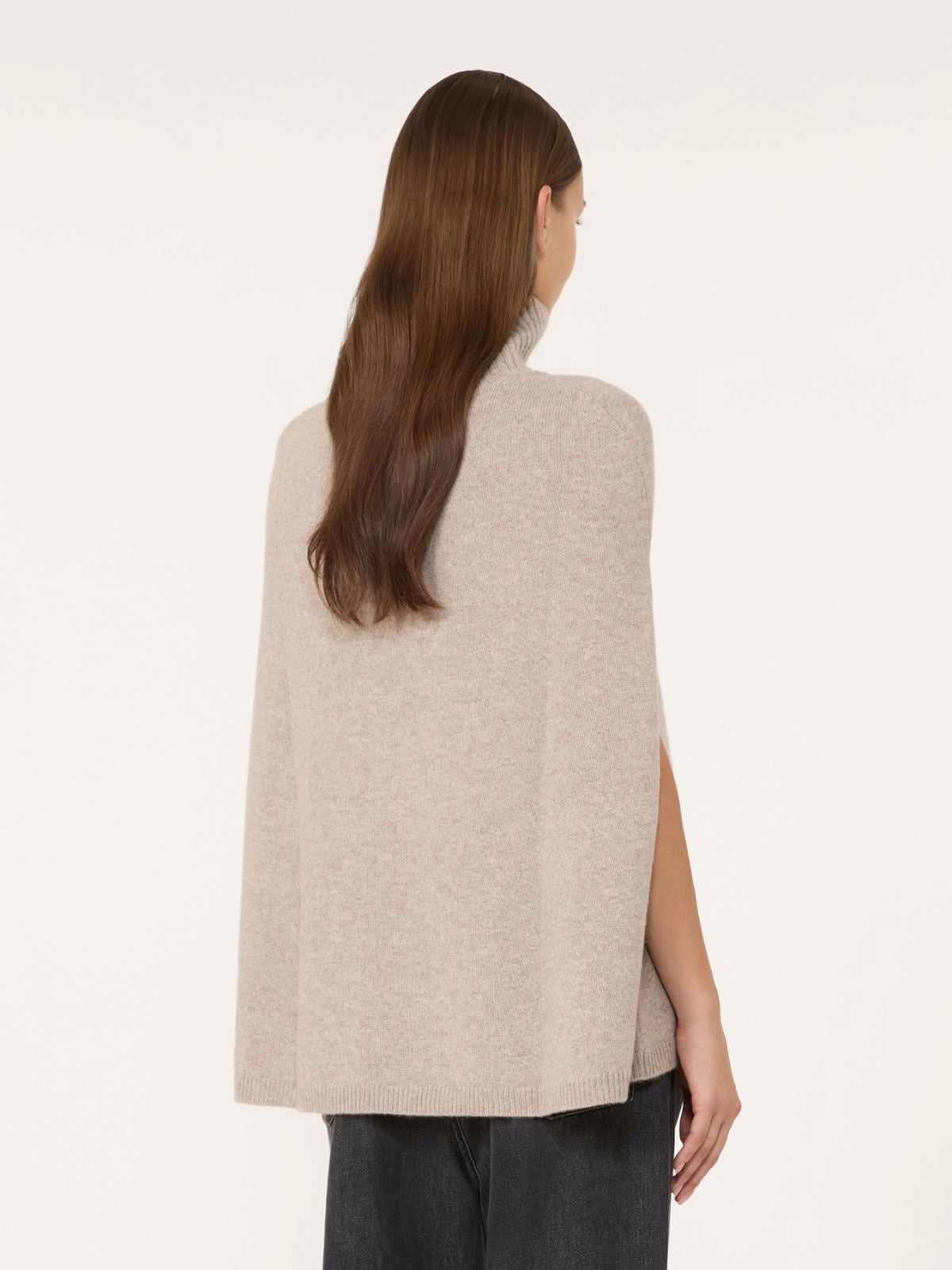 Cashmere Poncho - Honey