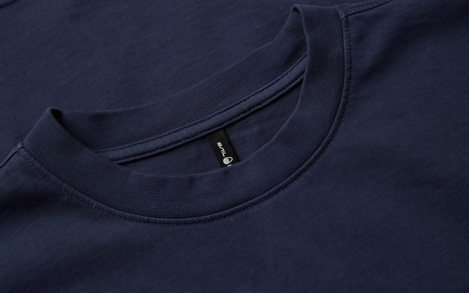 Wind Pigment Tee - Dark Navy