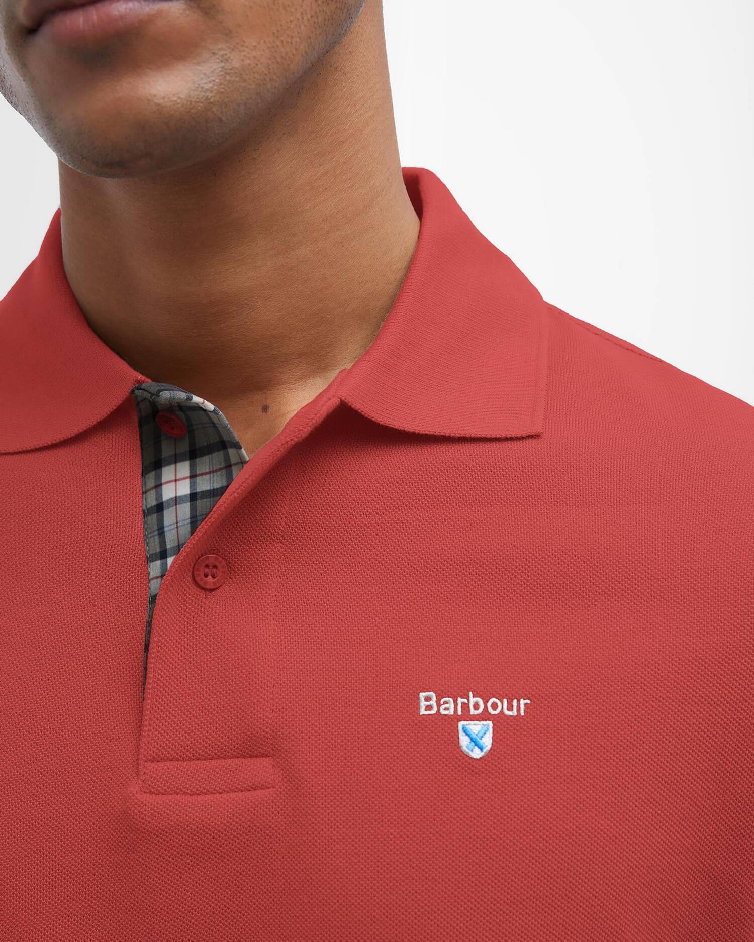 Pique Polo Shirt - Red