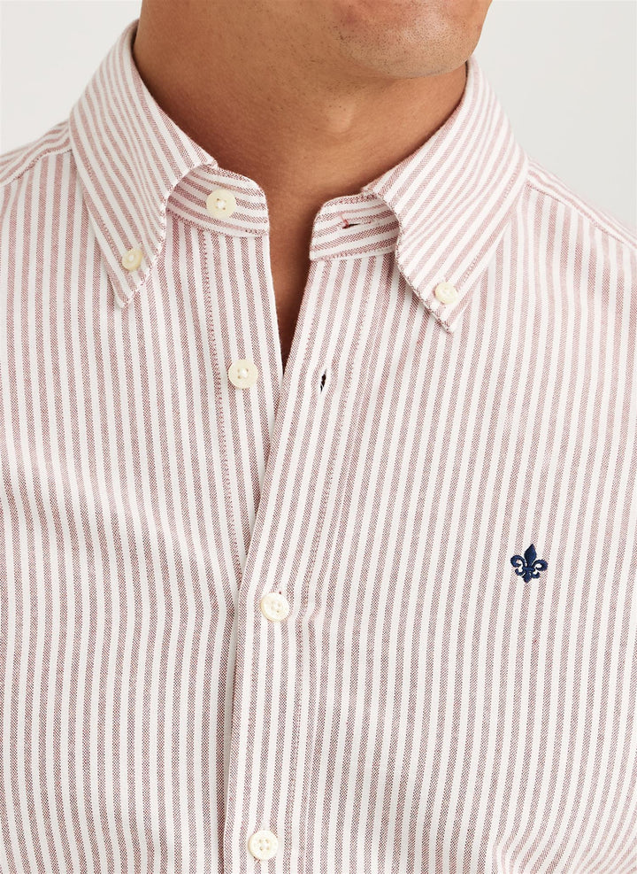 Douglas Oxford Stripe - Red