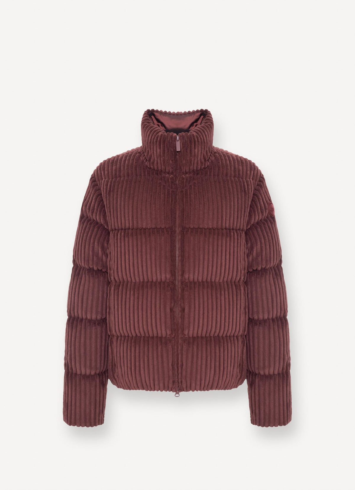 Corduroy Down Jacket - Merlot Bordeaux
