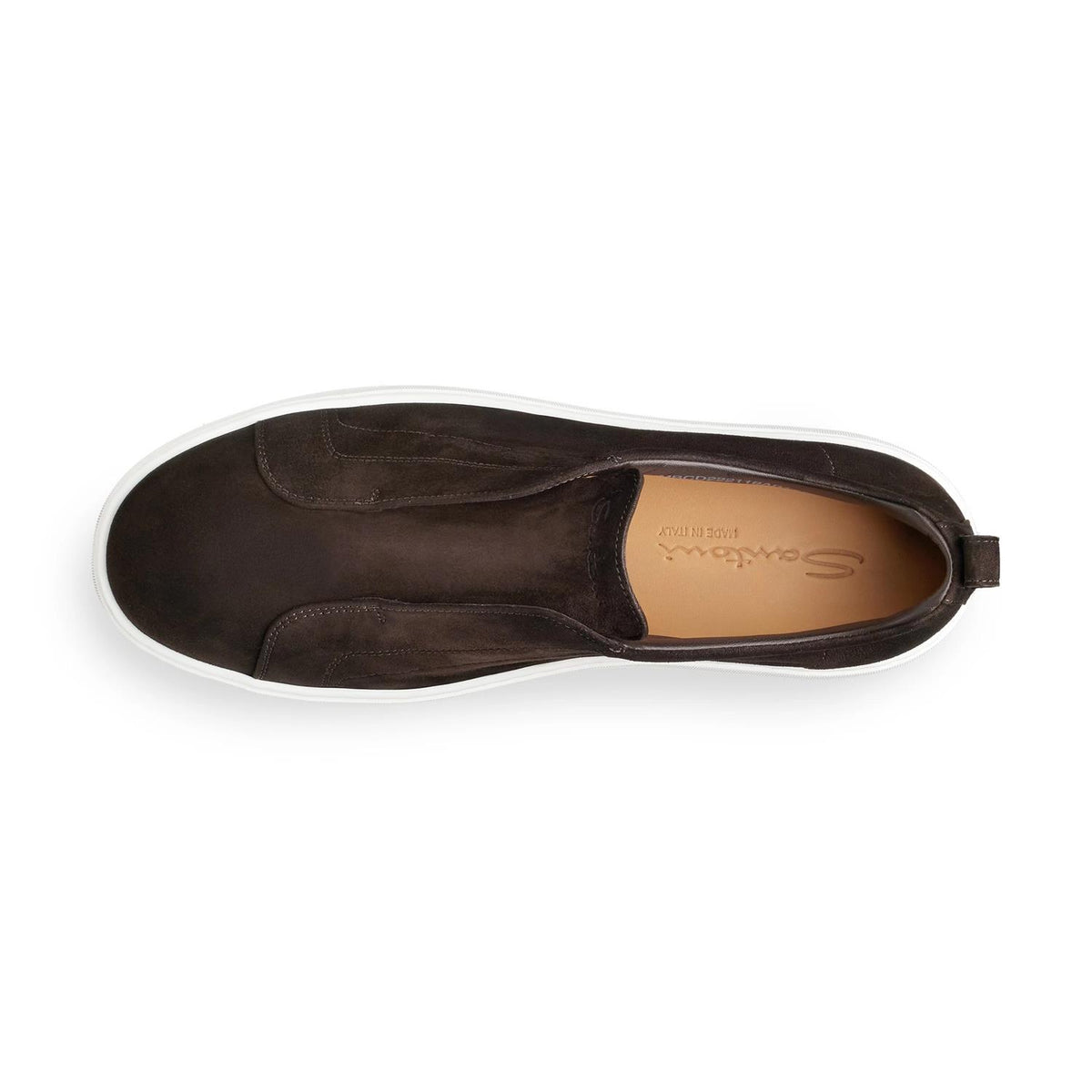 Suede Slip On Sneaker - Brun