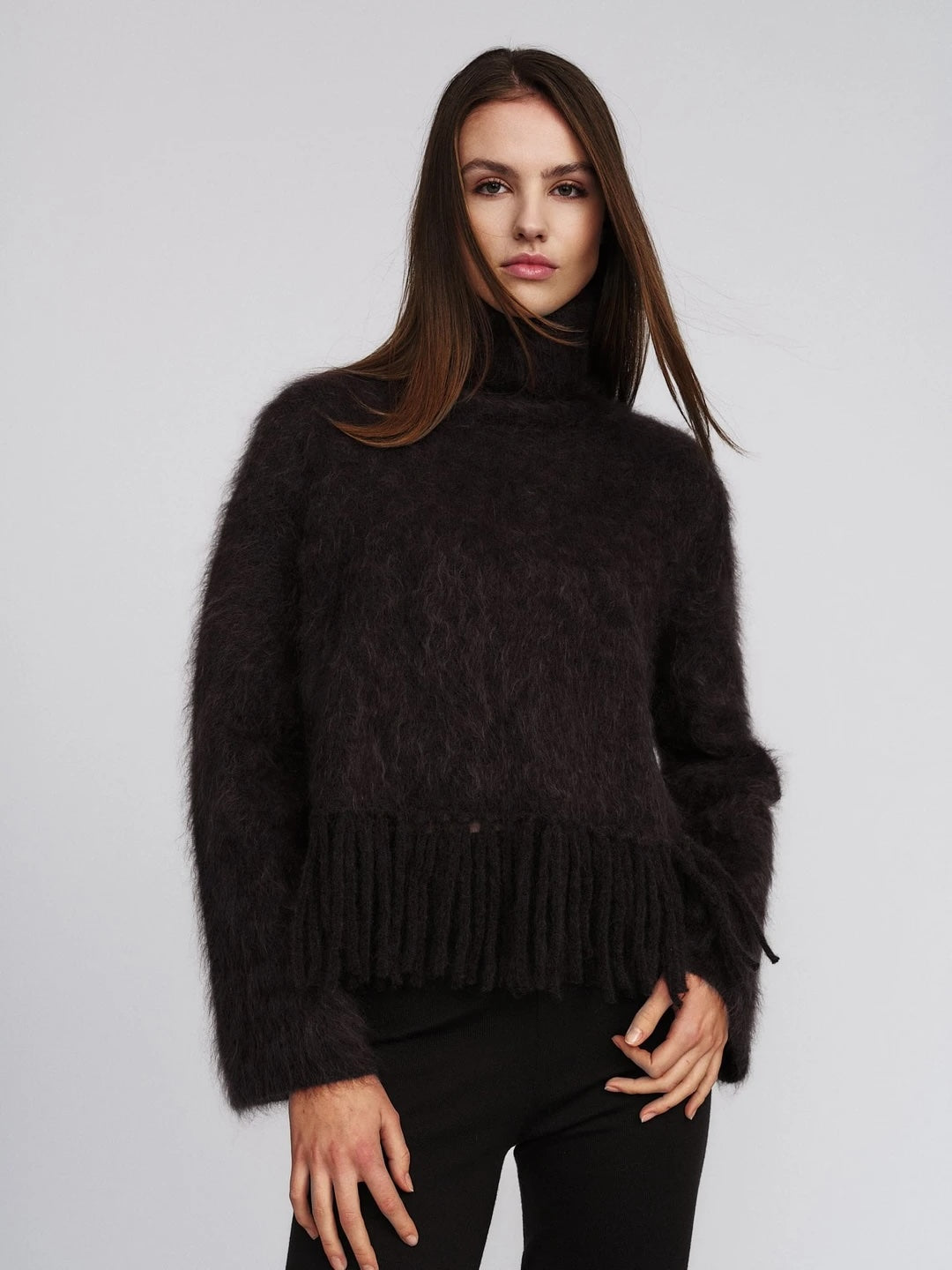 Milena Chunky Sweater Dark Brown