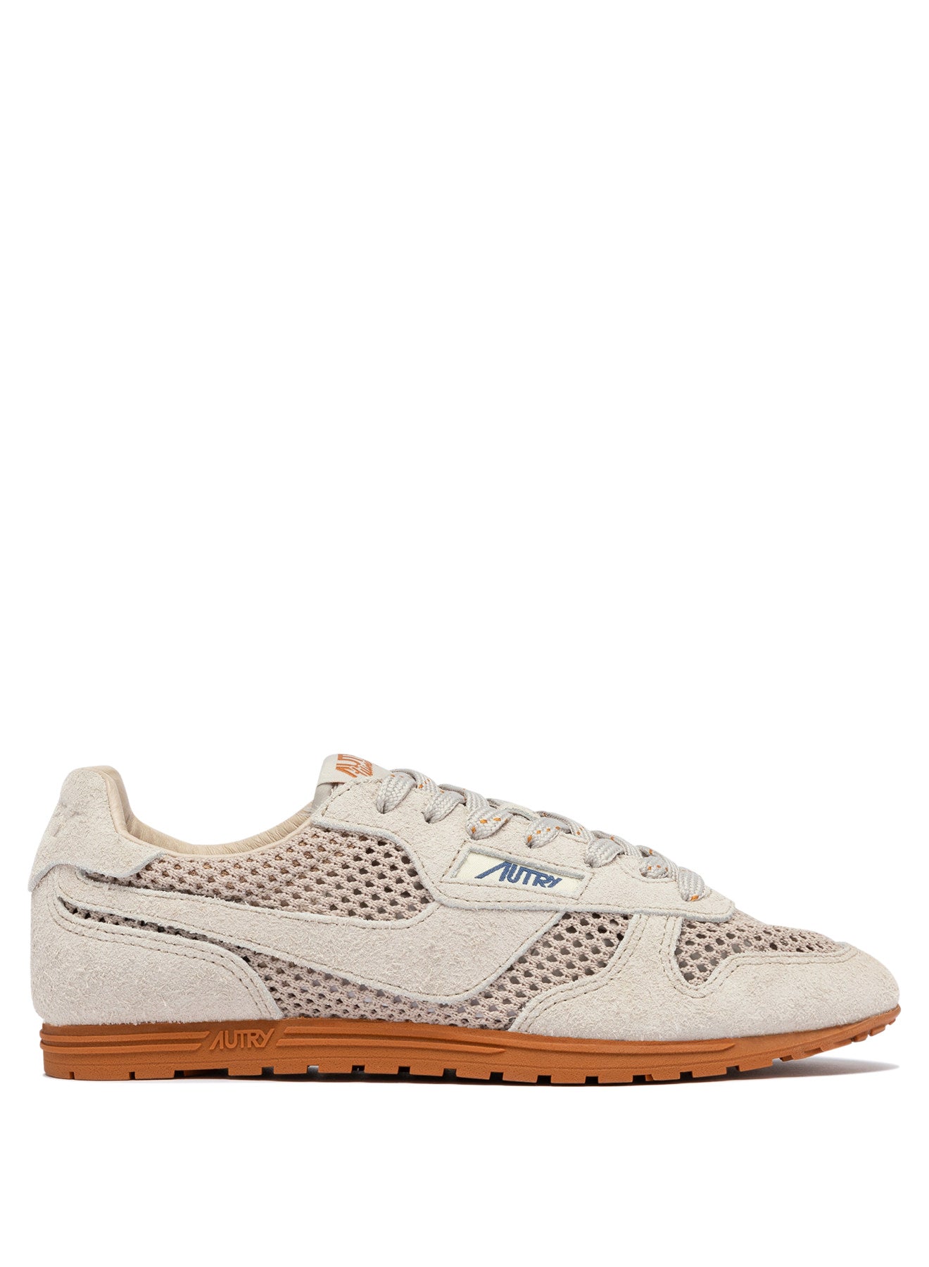 Windspind Low Woman Knit Suede Sand