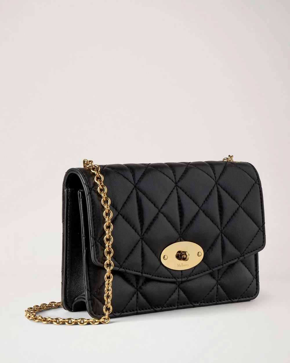 Small Darley Black Quilted Nappa