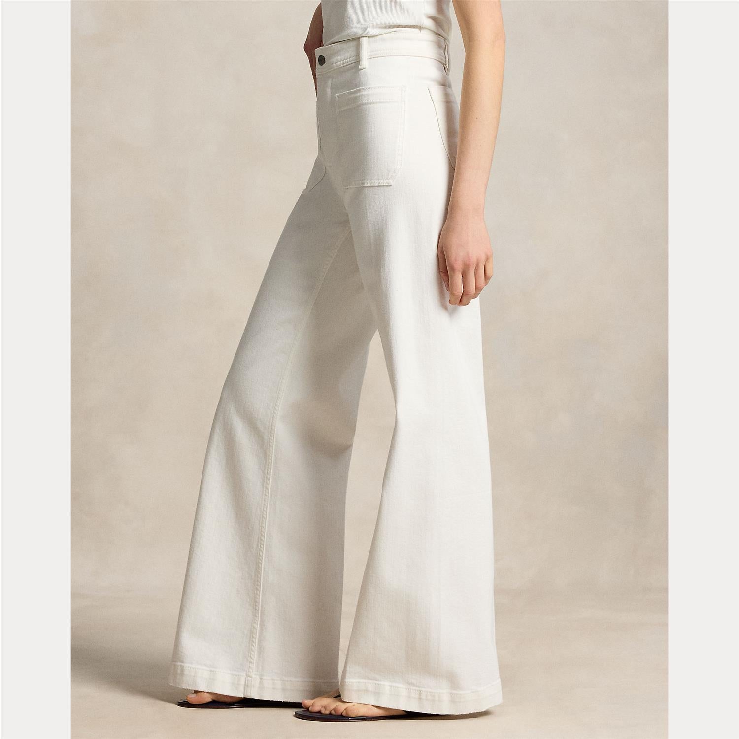 Denim Beaton Pant White
