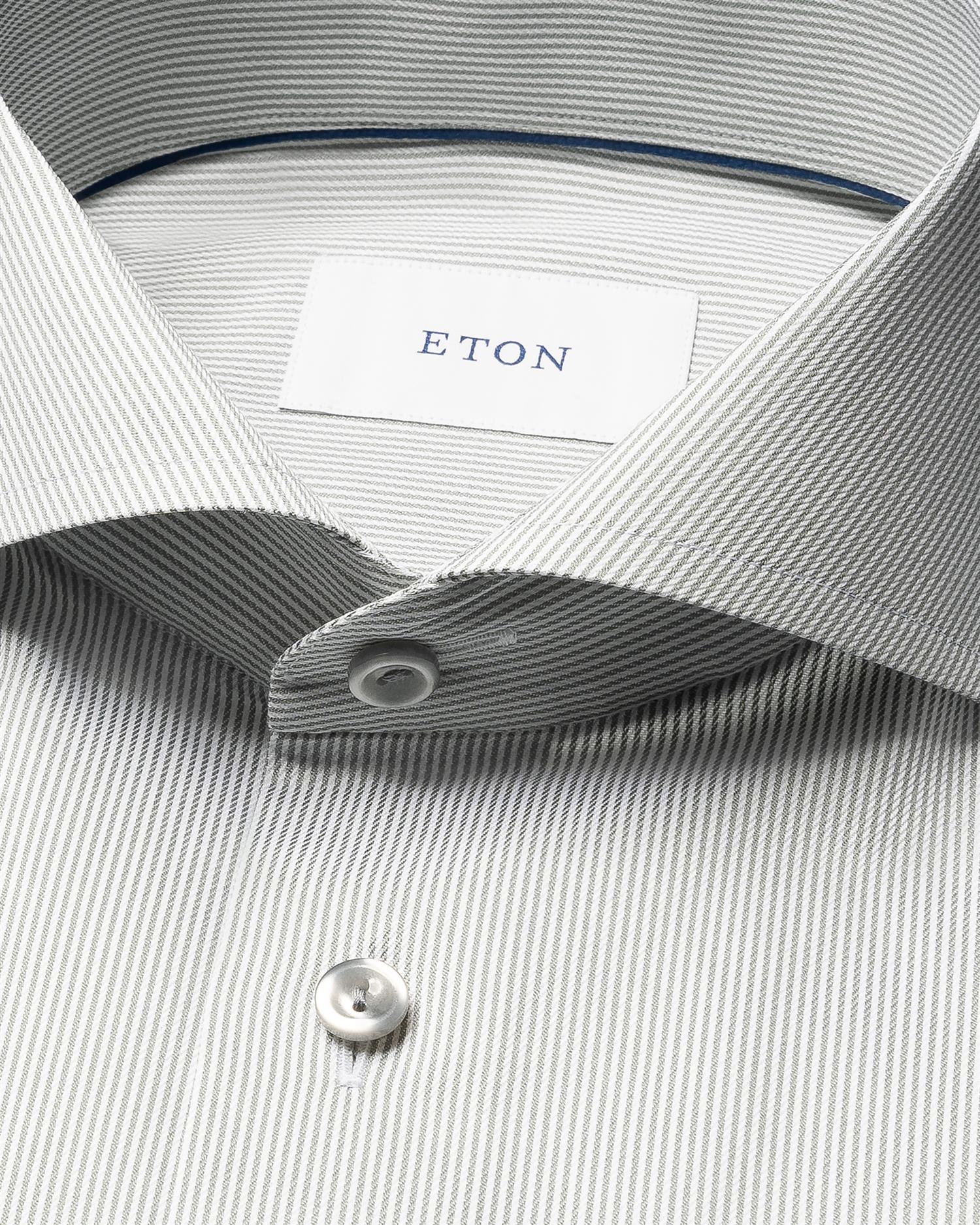 Striped Twill - Grey