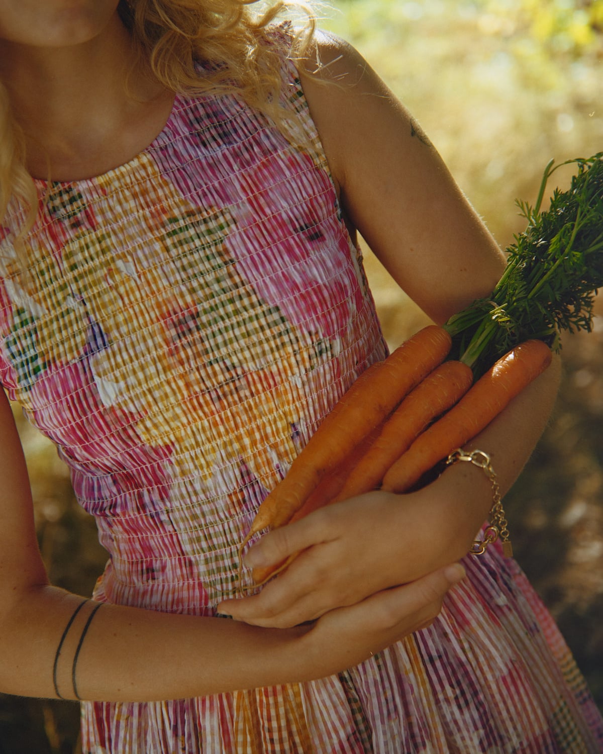 Checks Maxi Dress