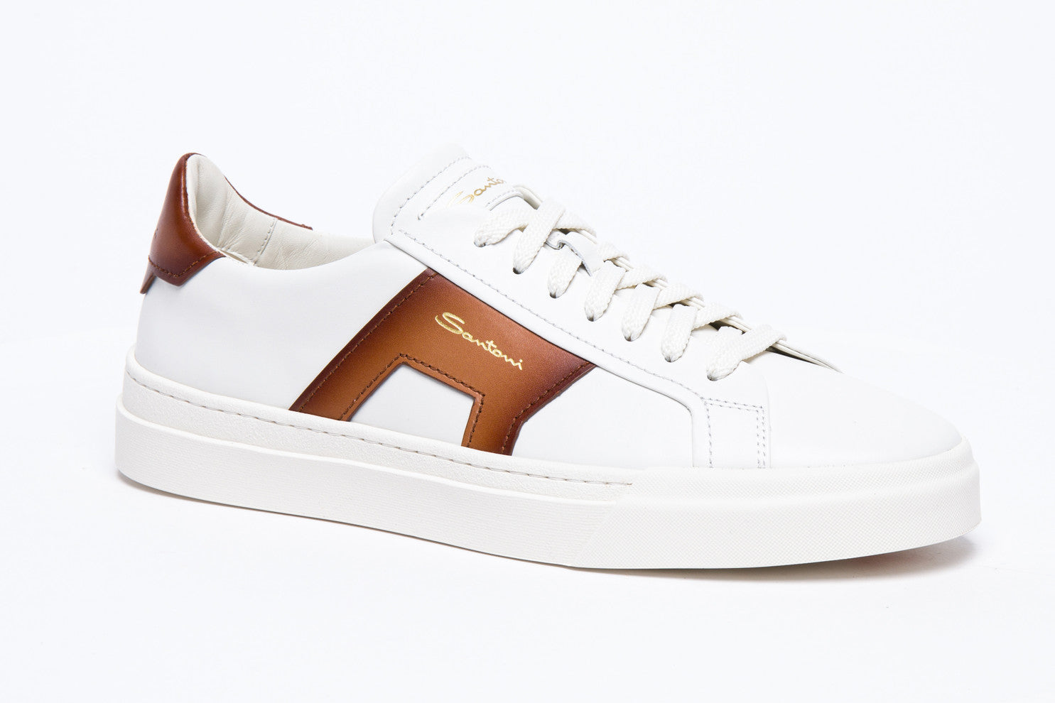 Double Buckle Sneaker - Brown