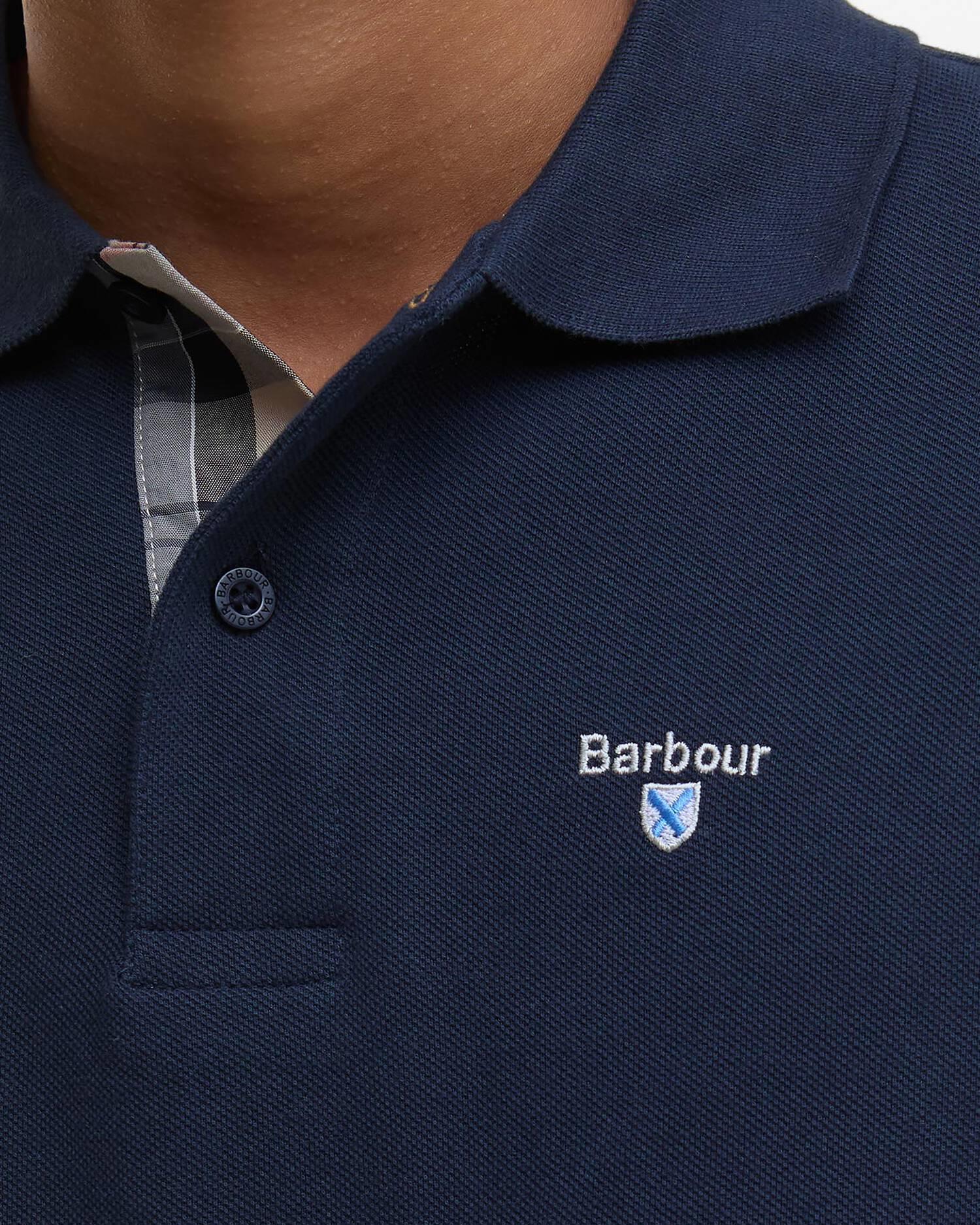 Pique Polo Shirt - Navy