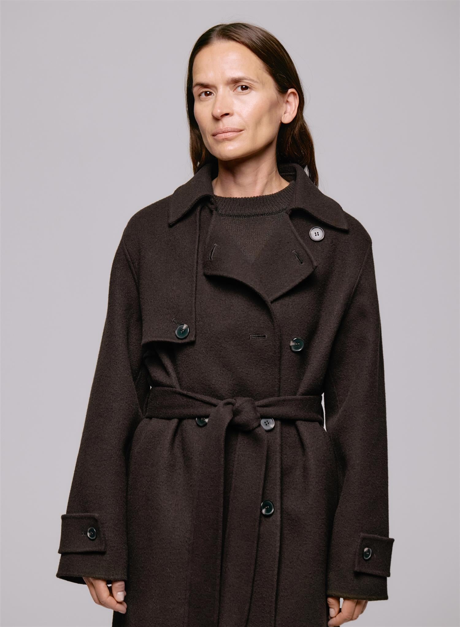 Thale Trenchcoat - Dark Brown