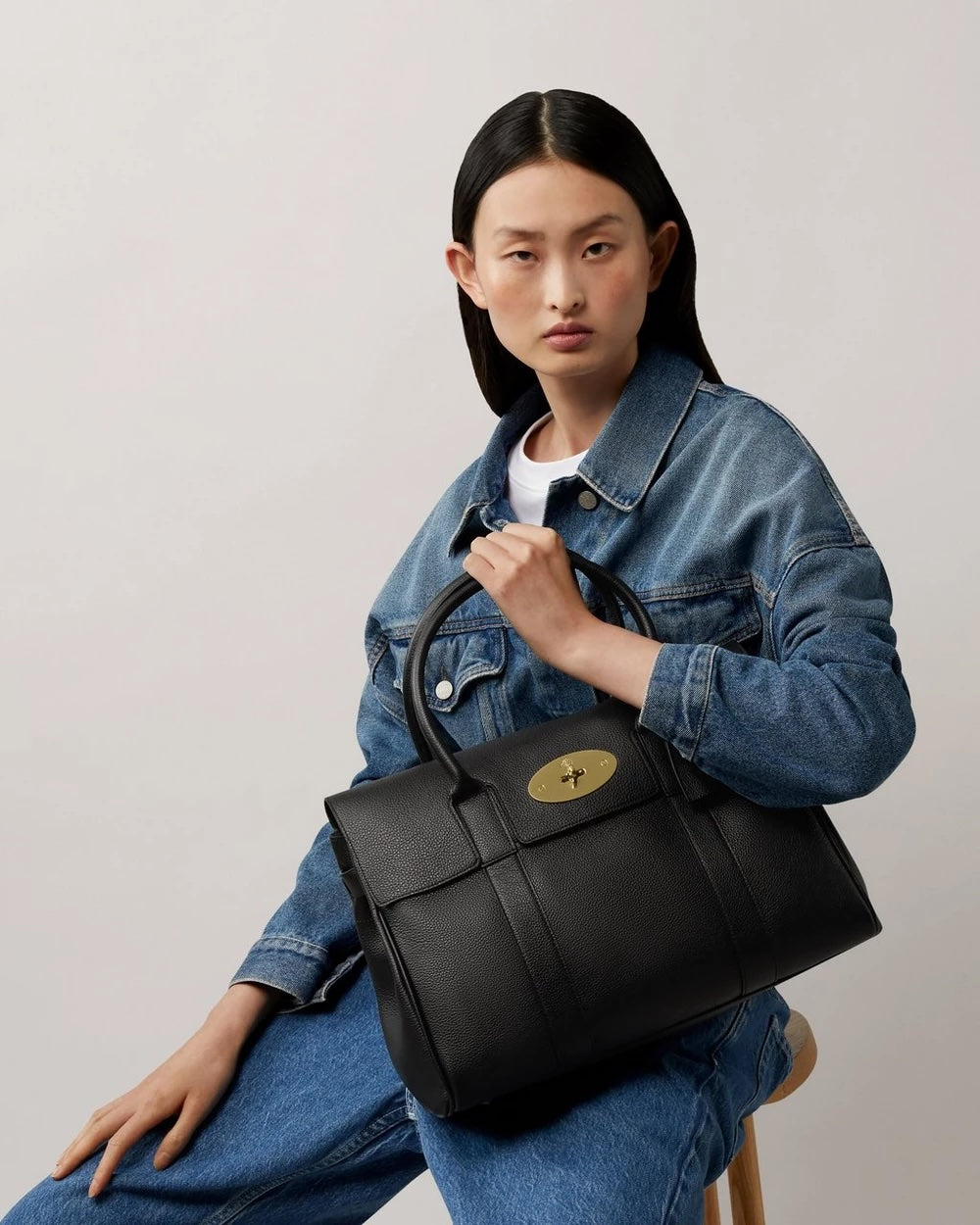 Bayswater - Black & Brass Small Classic Grain