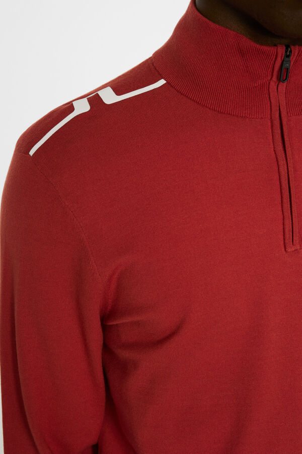 Mac Knitted Zip Sweater - Bossa Nova