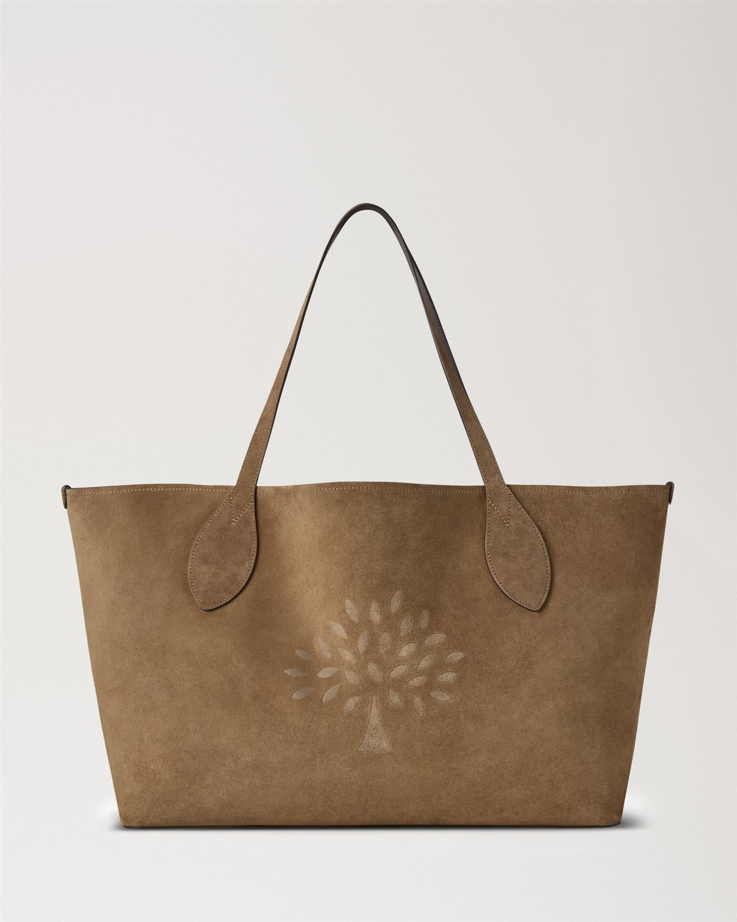 Oversized Suede Tote Salcombe Sand