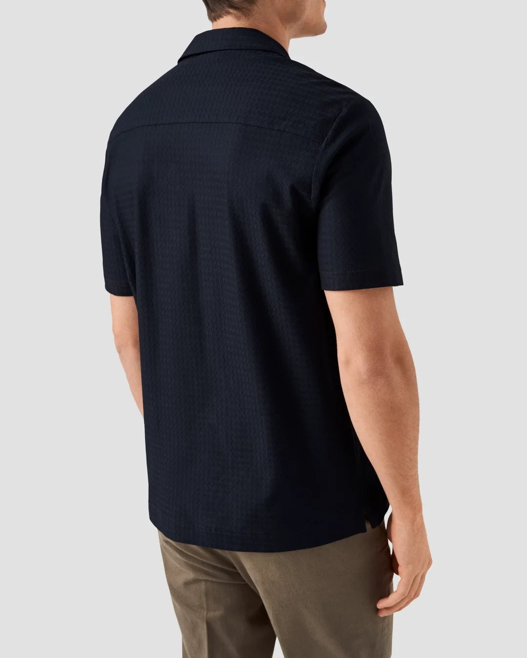 Jaquard Knitted Resort Shirt