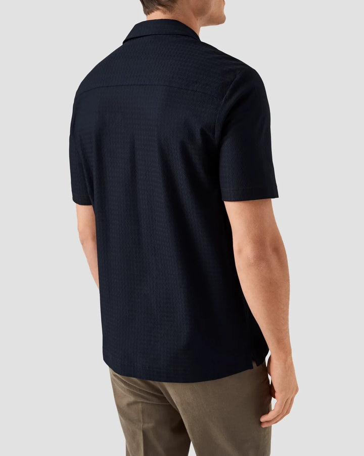 Jaquard Knitted Resort Shirt