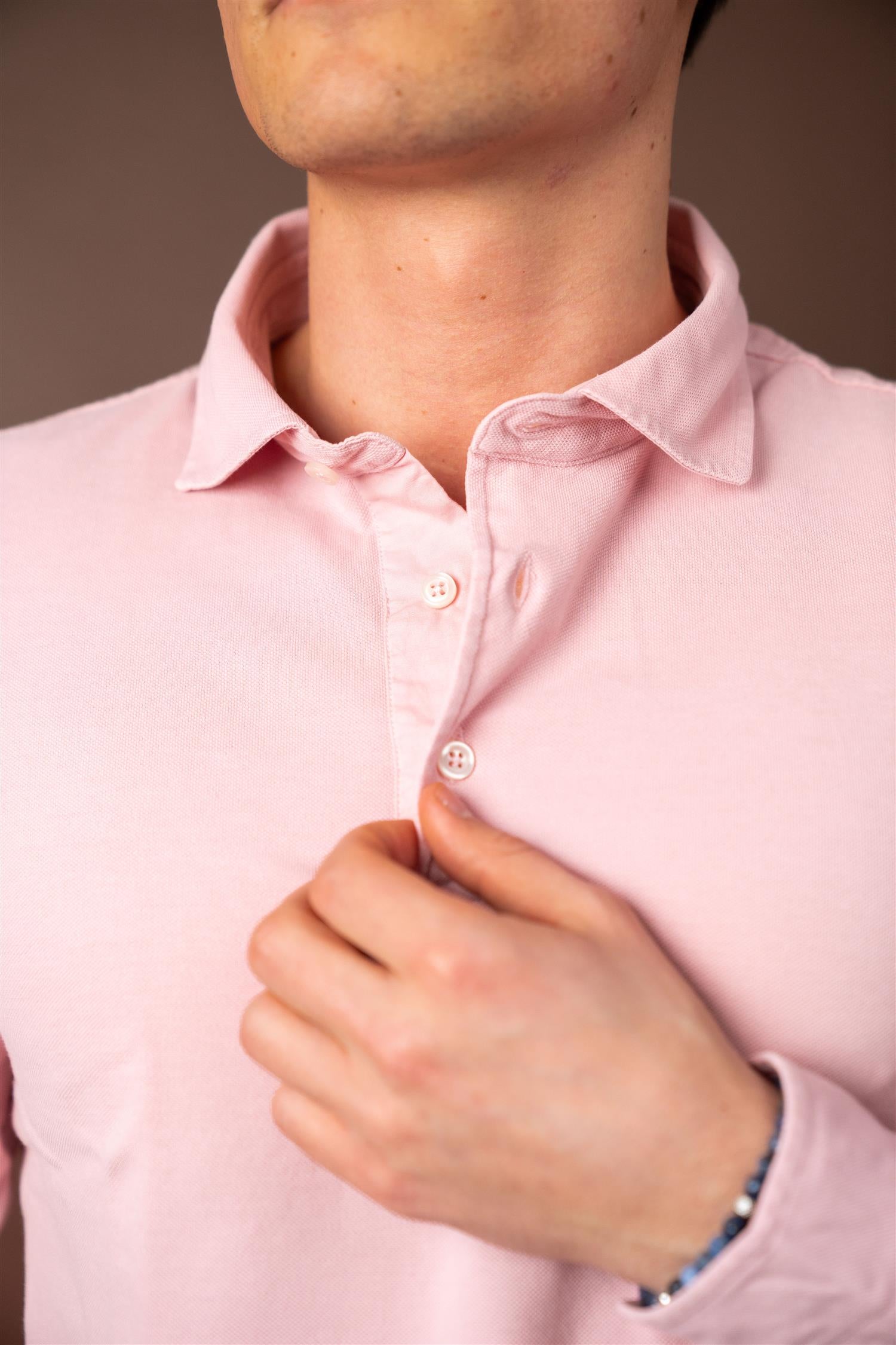 Pique Long Sleeve - Rosa