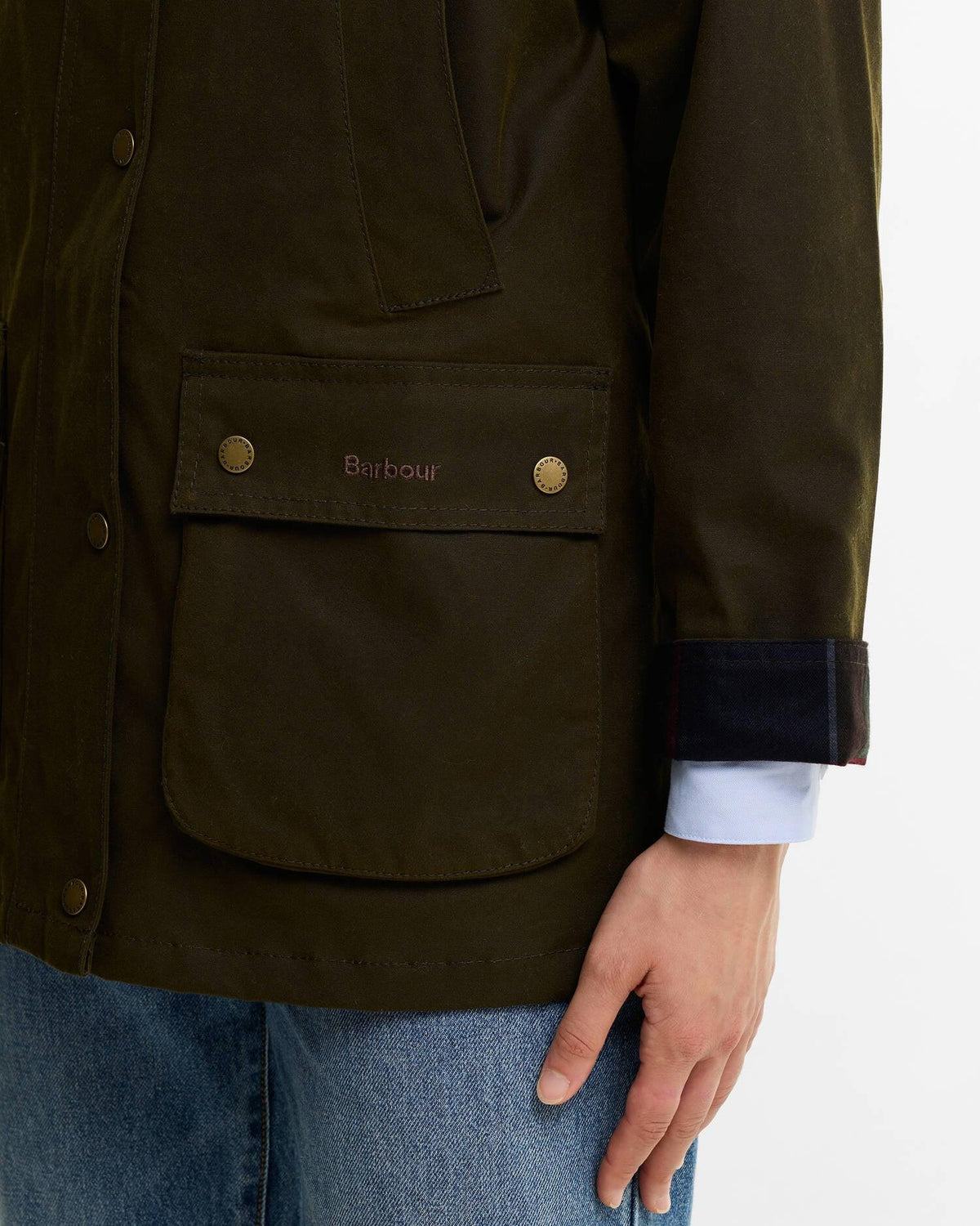 Acorn Waxed Jacket - Olive