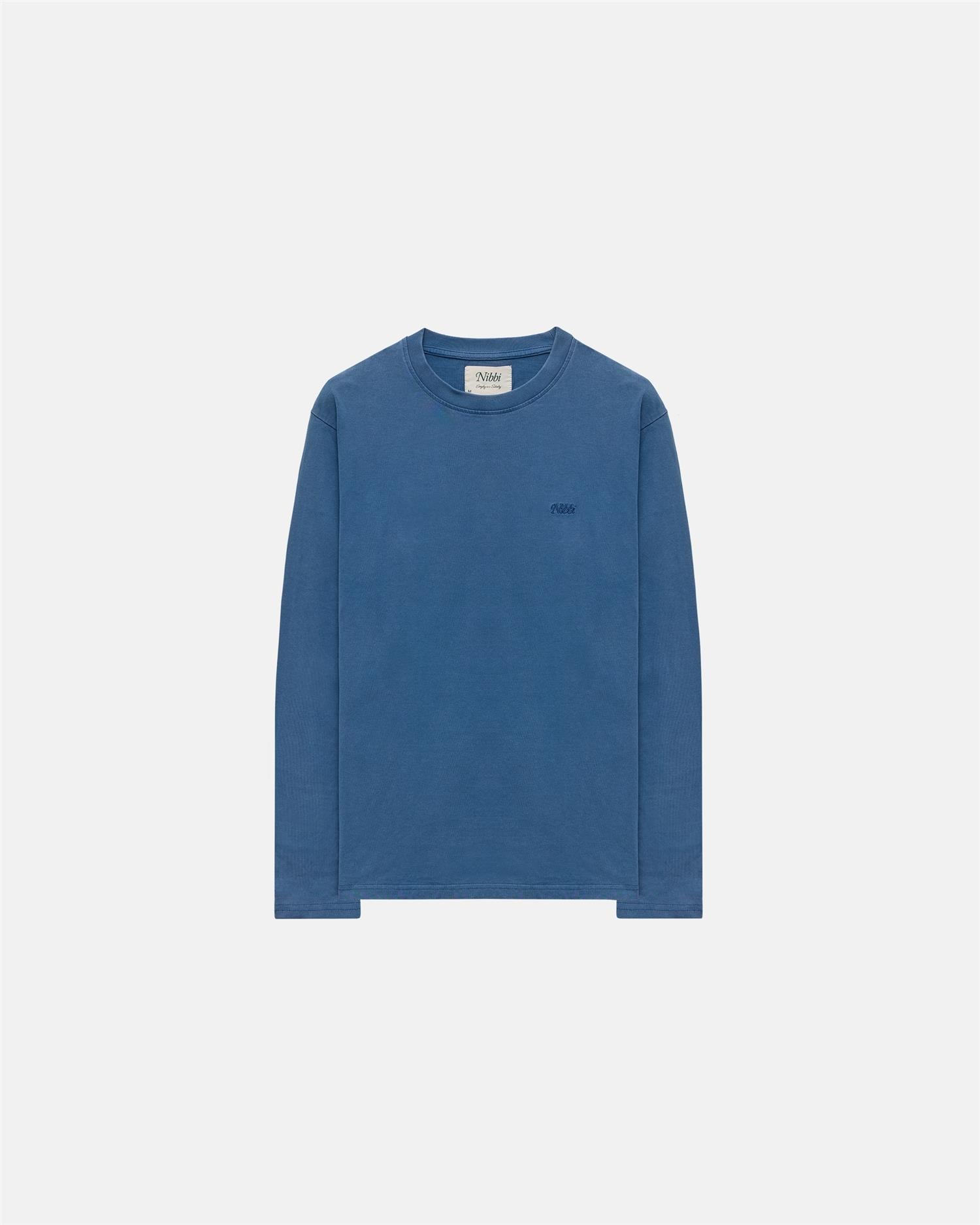 Signtaure Long Sleeve - Washed Blue