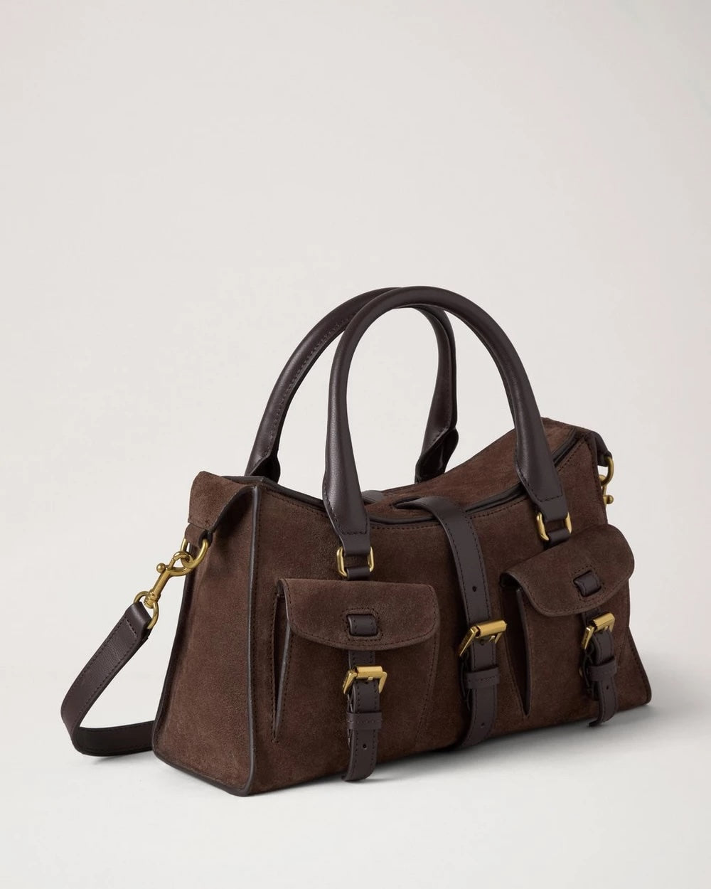 Small Roxanne Suede Chocolate
