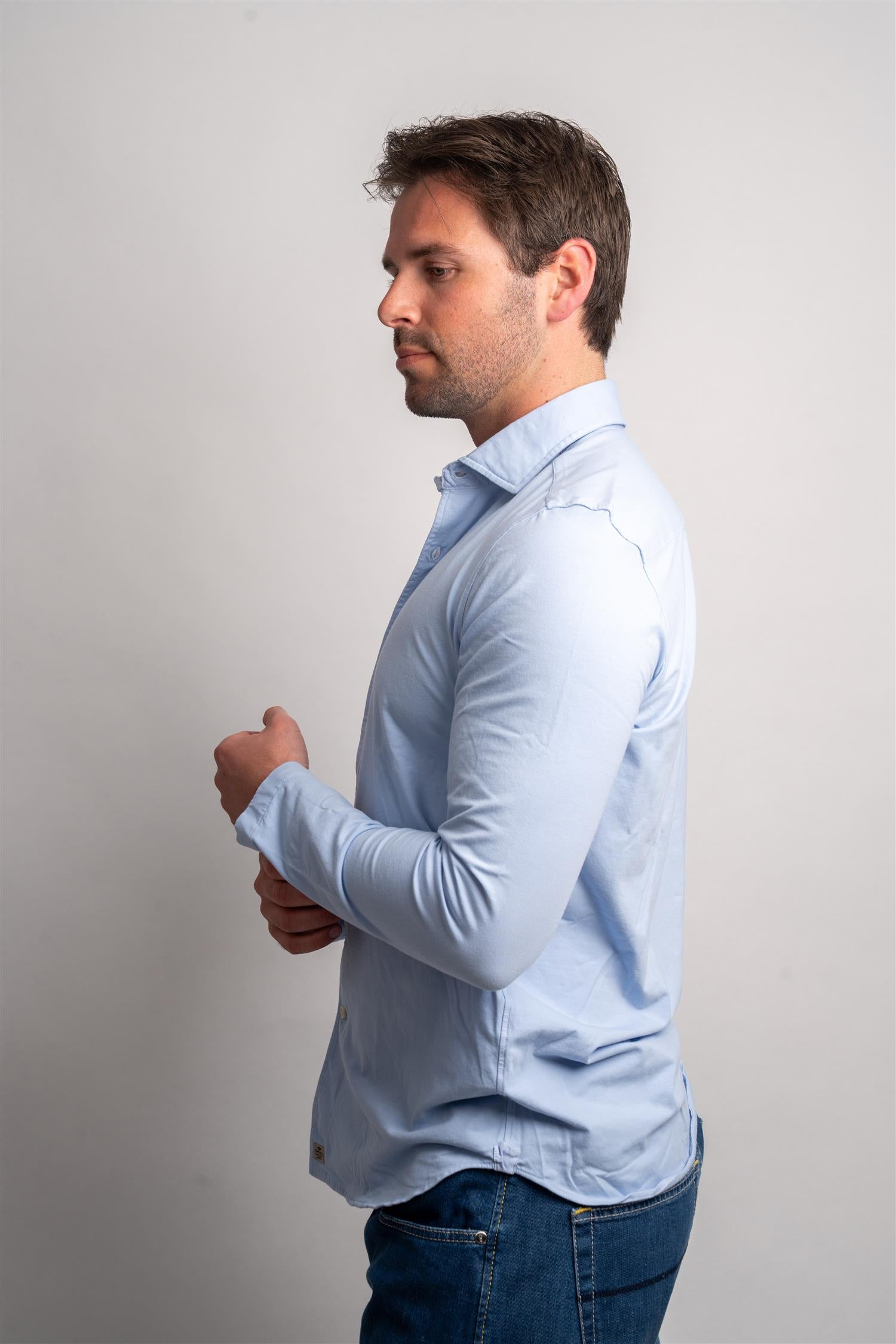 Jersey Shirt - Lyseblå