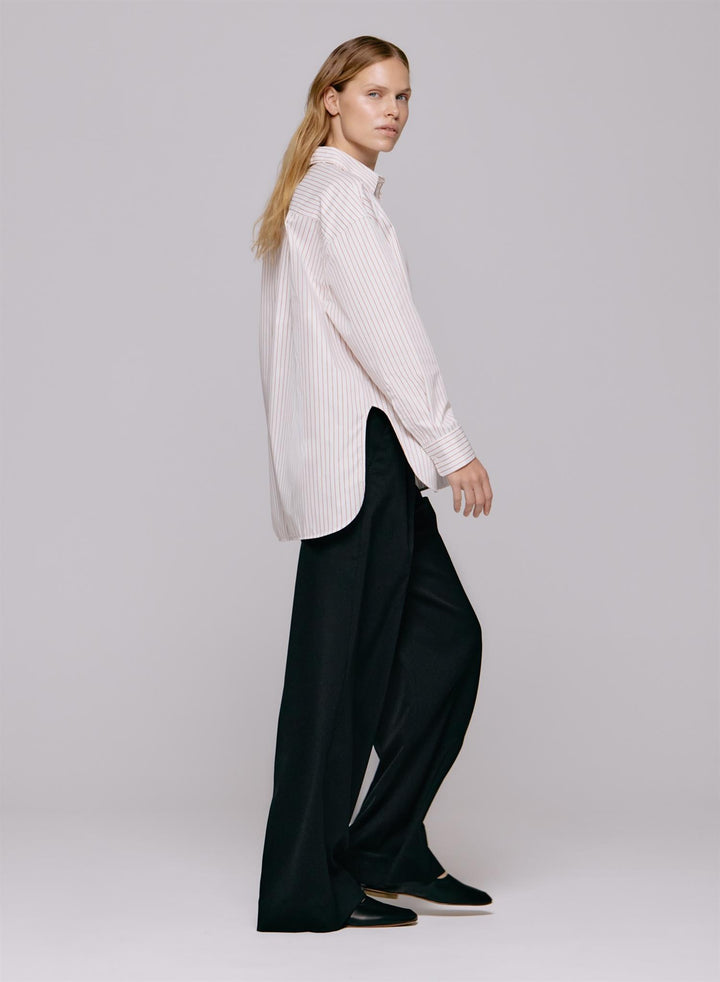 Edwina Shirt Burnt orange stripe