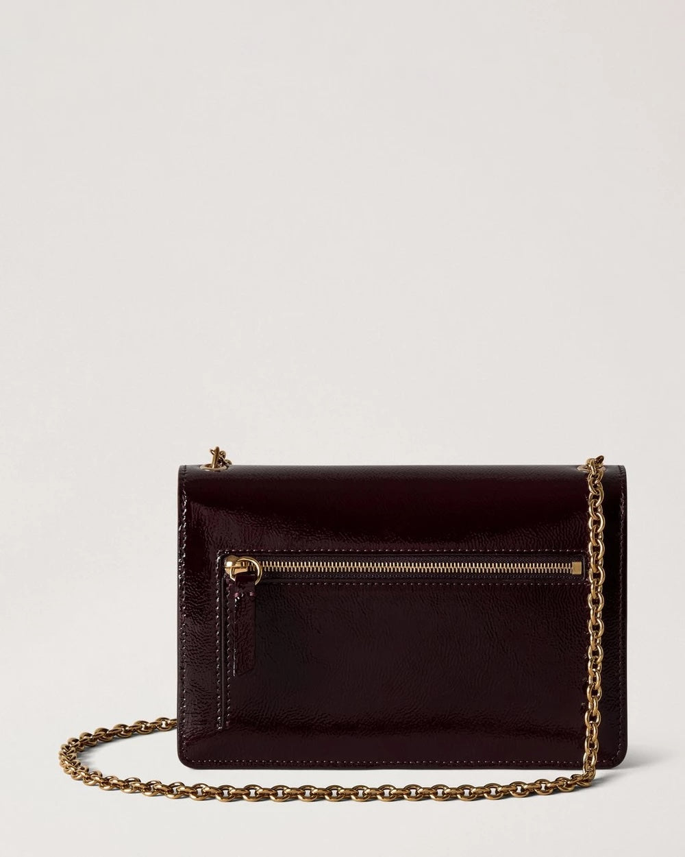 Small Darley Patent Deep Aubergine