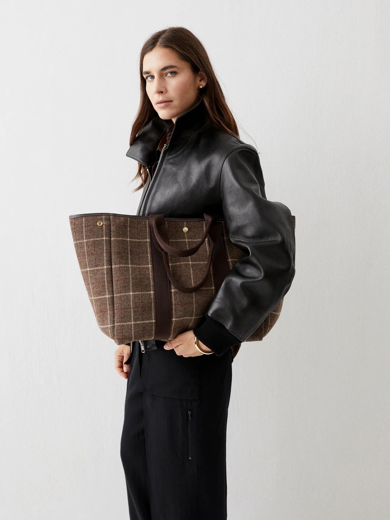 Traversée L - Hunting Tweed Brown