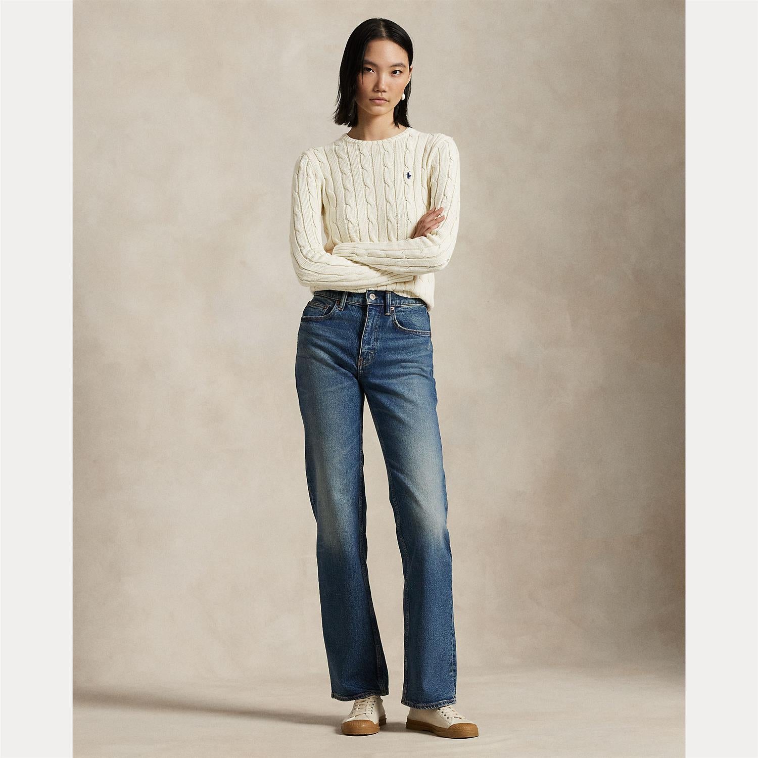 Julianna-Long Sleeve-Pullover Authentic Cream