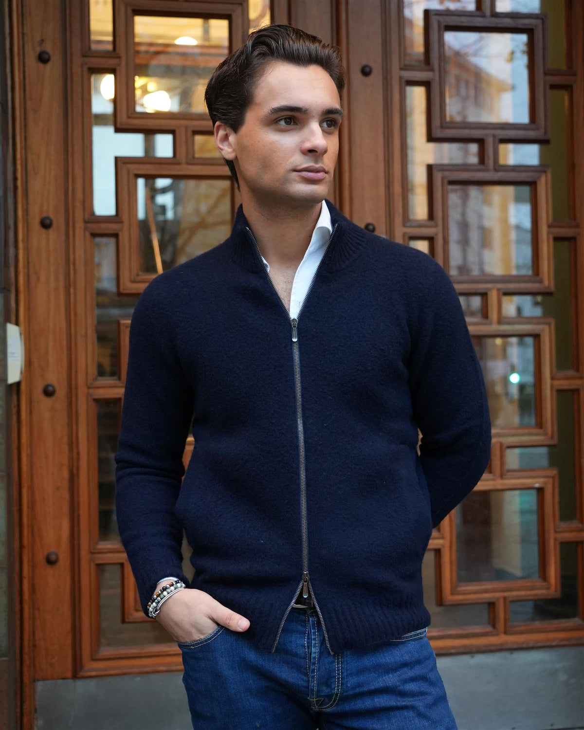Full Zip - Navy