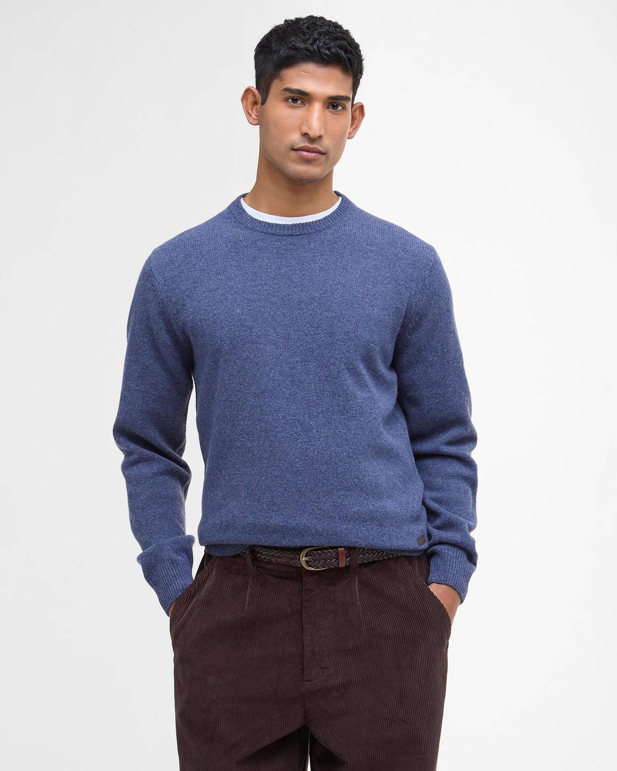 Ess Patch Crew Neck - Dark Indigo