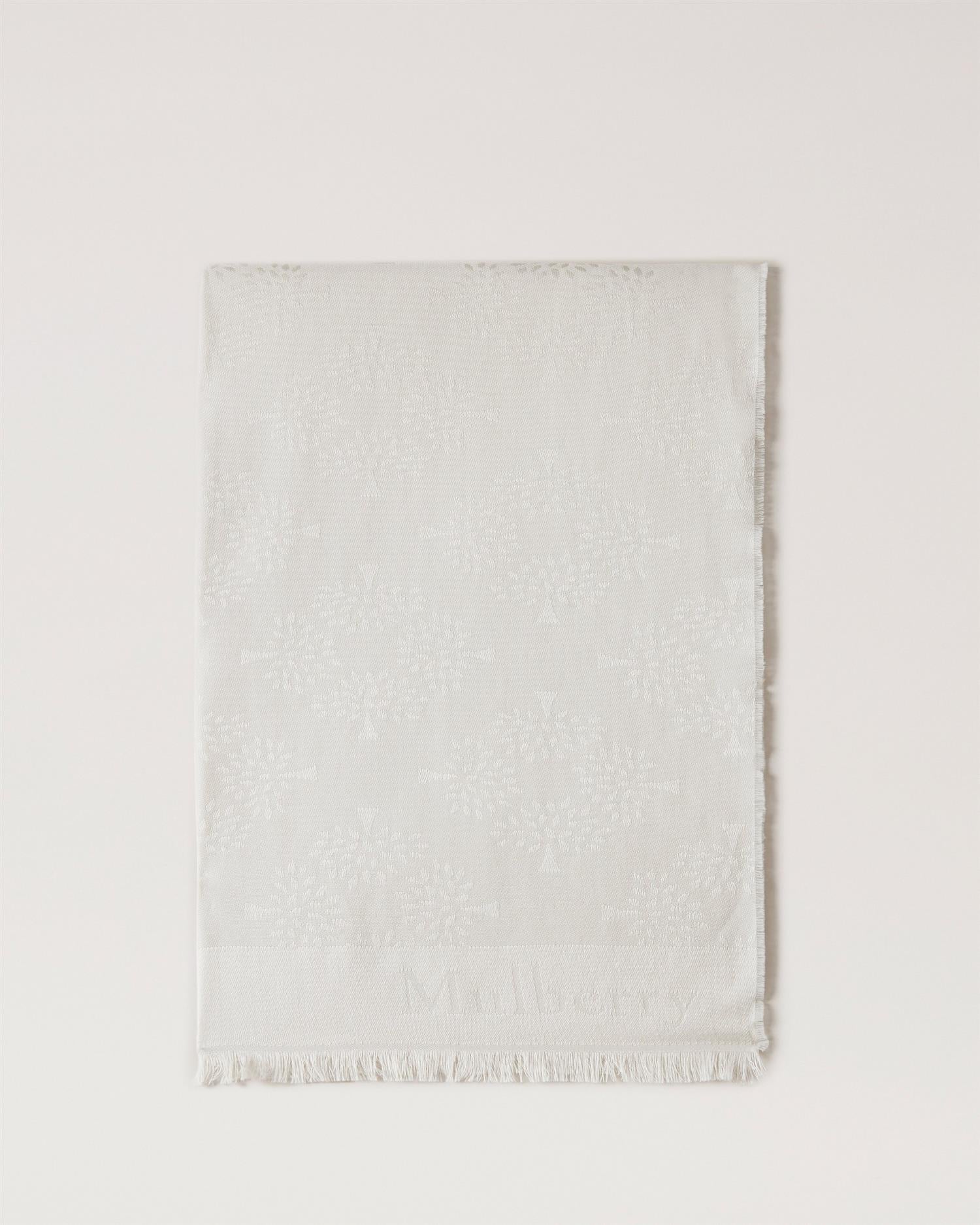 Mulberry Tree Rectangular Scarf 45x180 Cream
