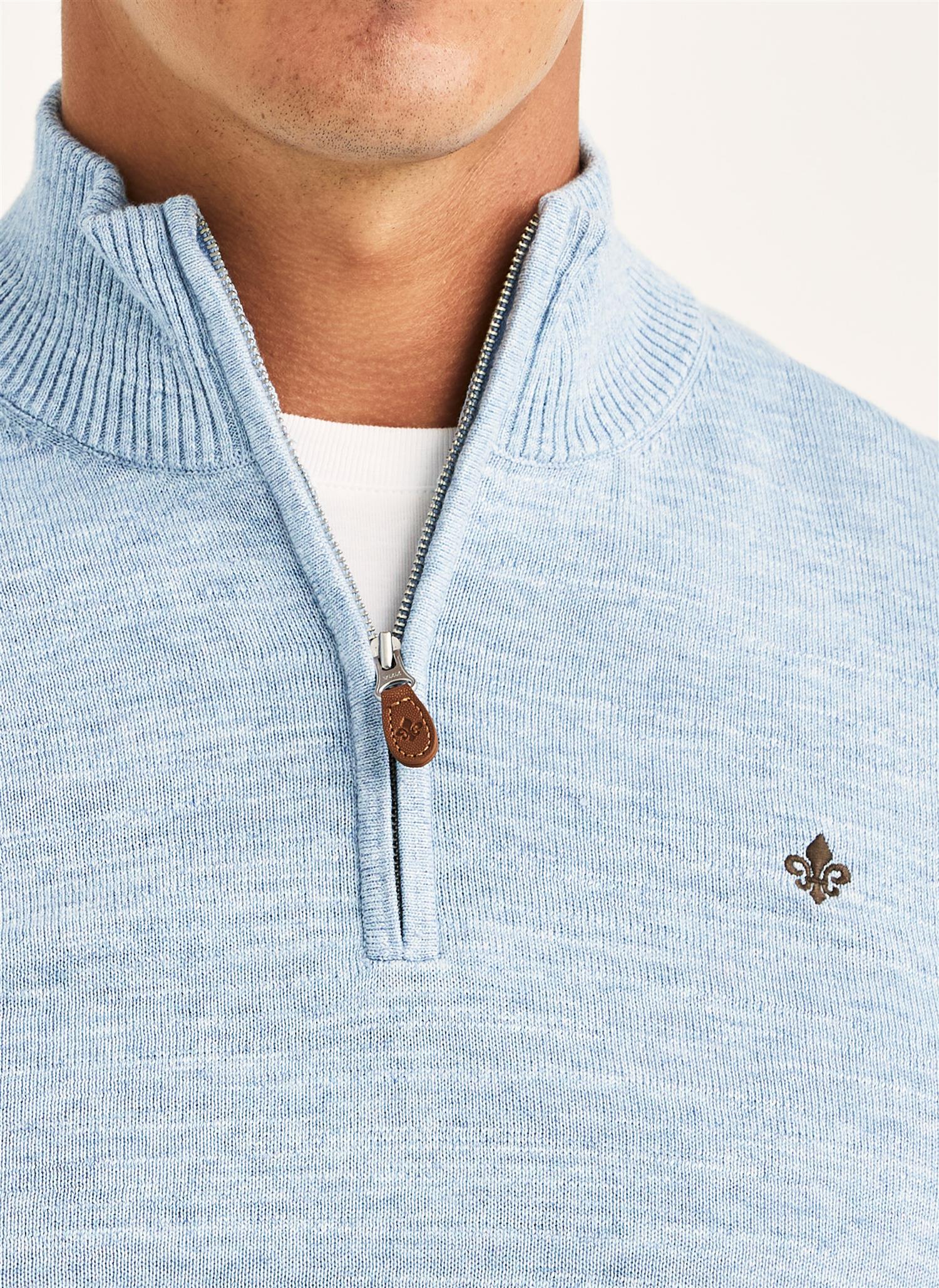 Randall Half Zip - Light Blue