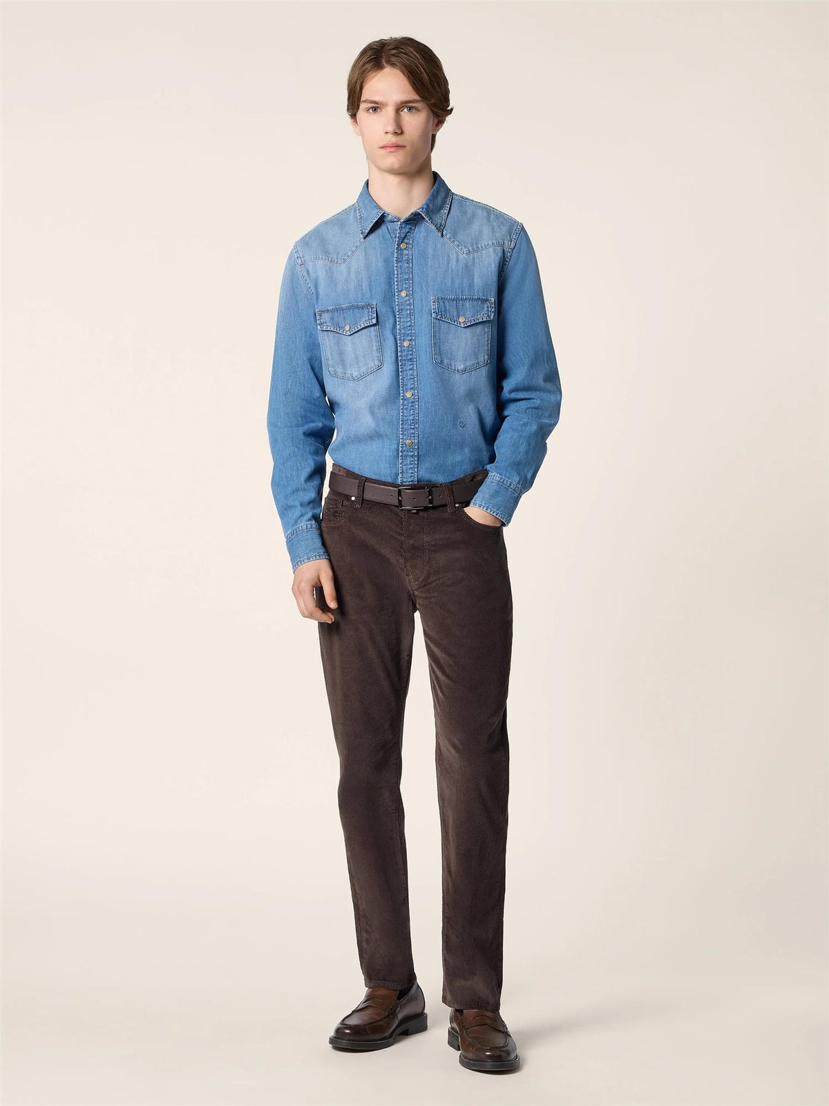 Camica Wester Shirt - Light Denim