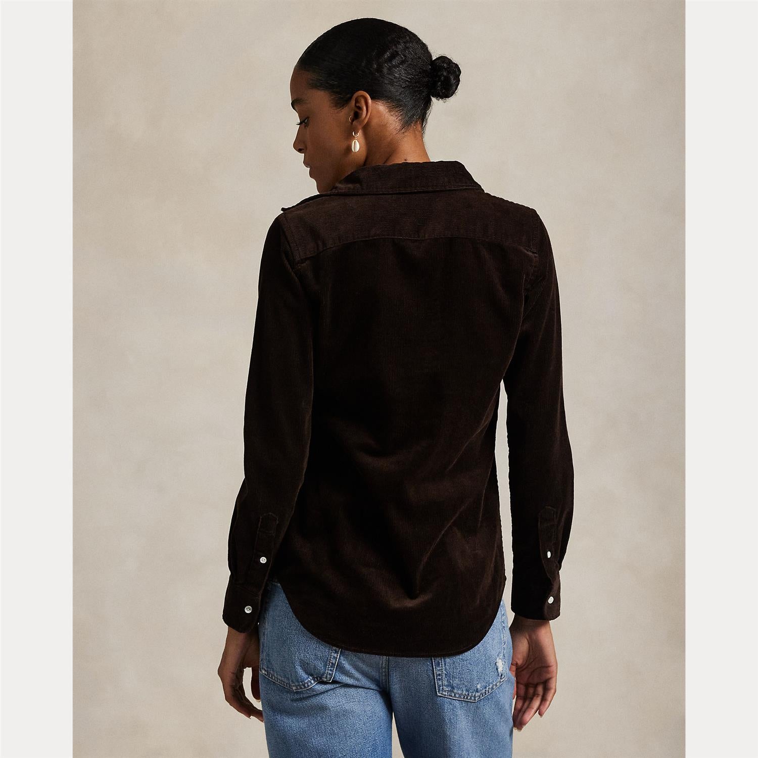 Woven Sport Shirt Dark Beech