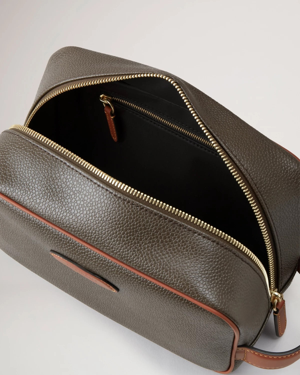 Wash Case Eco Scotchgrain Mole-Cognac
