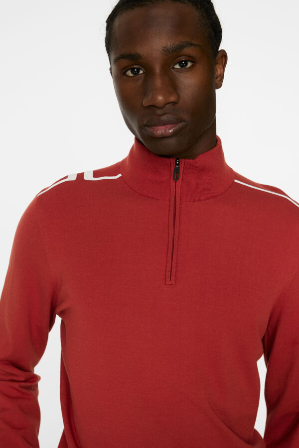 Mac Knitted Zip Sweater - Bossa Nova