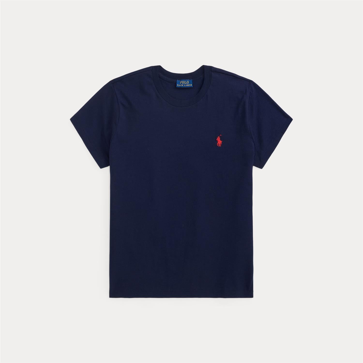 Classic Fit Cotton Jersey Crewneck Tee Cruise Navy