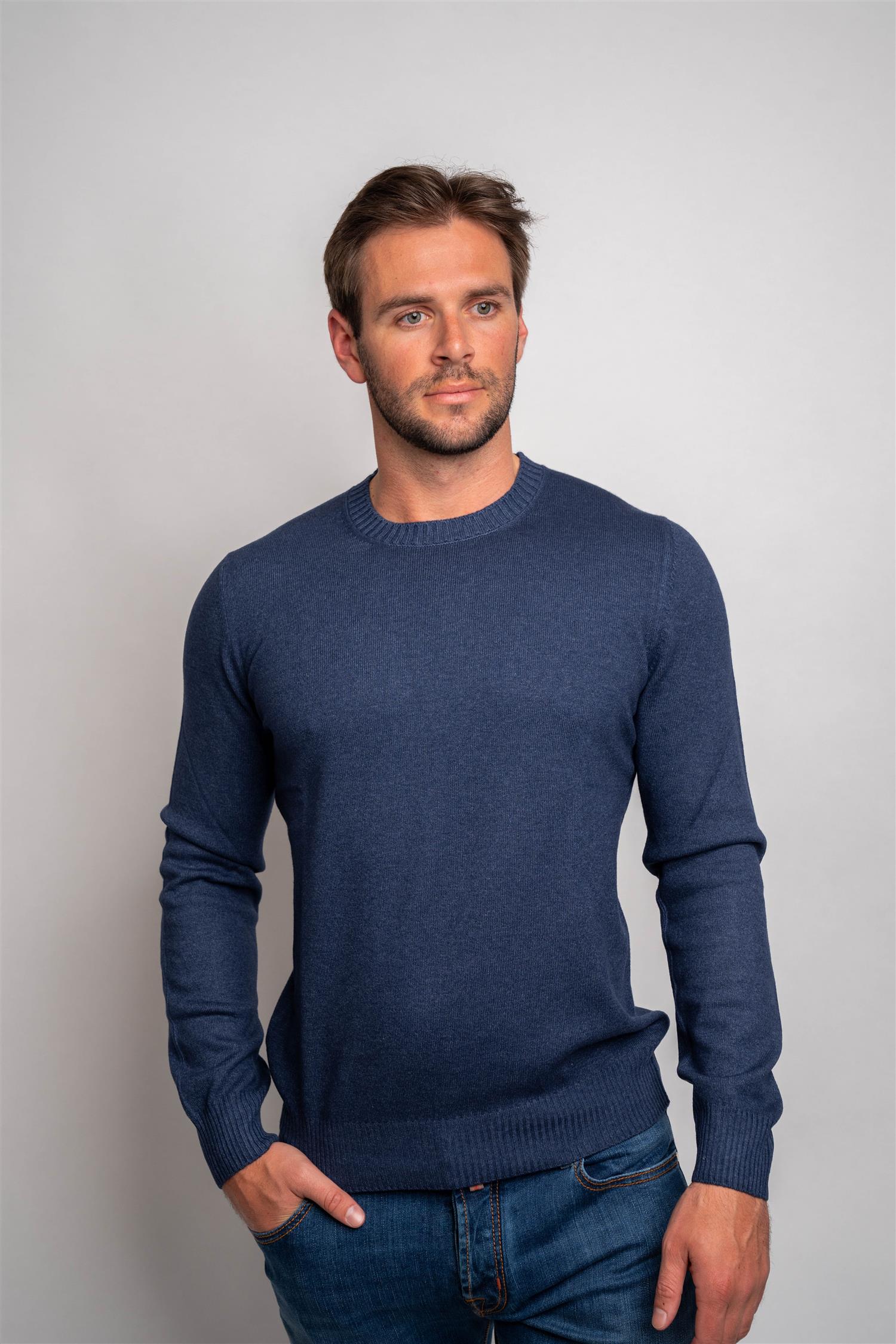 Crewneck Vintage Merino - Navy