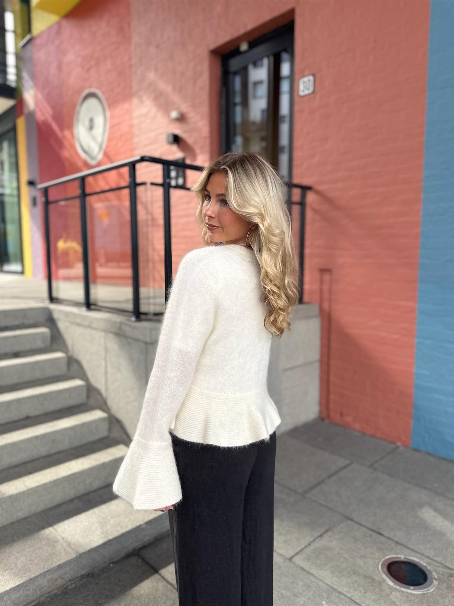 Maren Chunky Cardigan Bright White