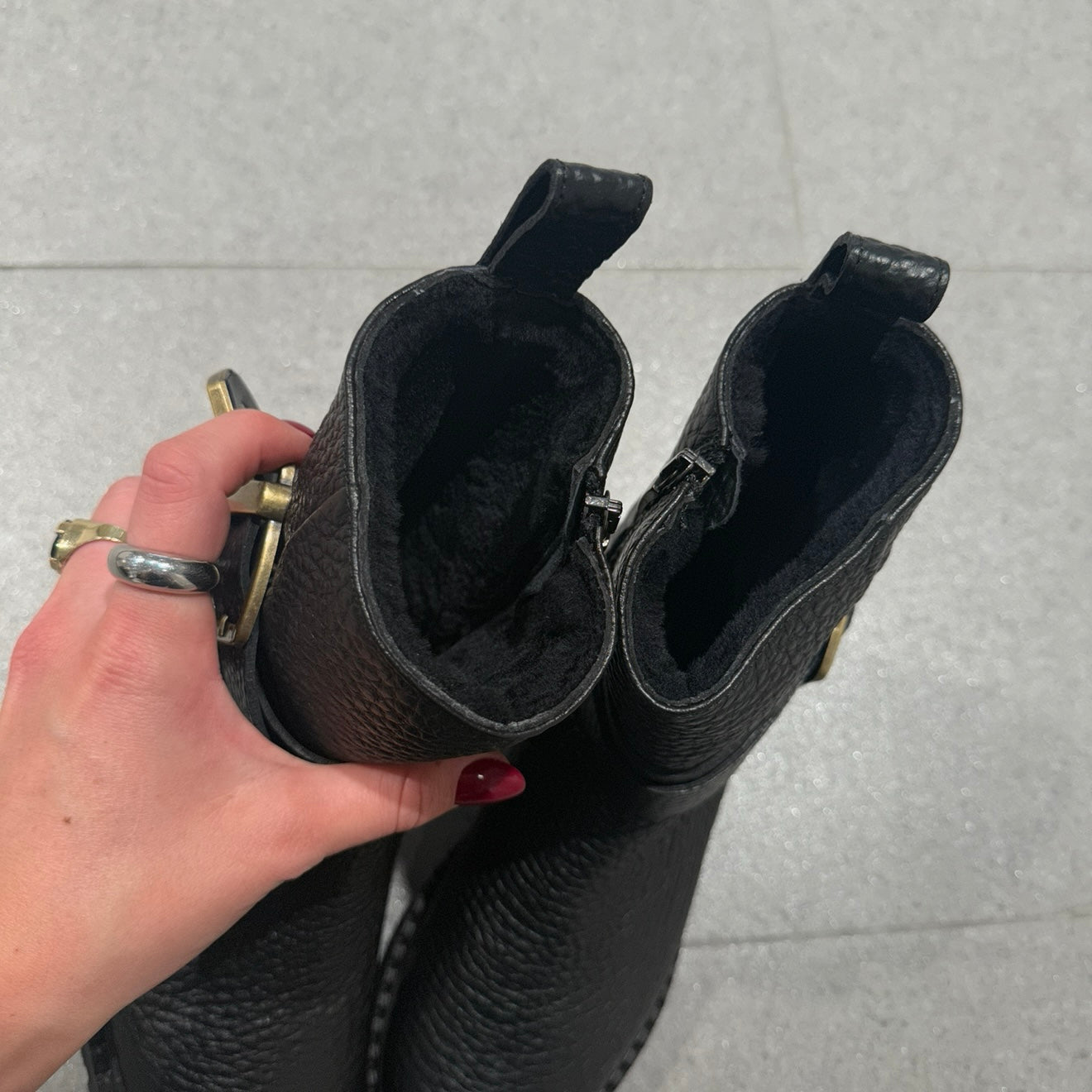 Ankle Boot with Buckle