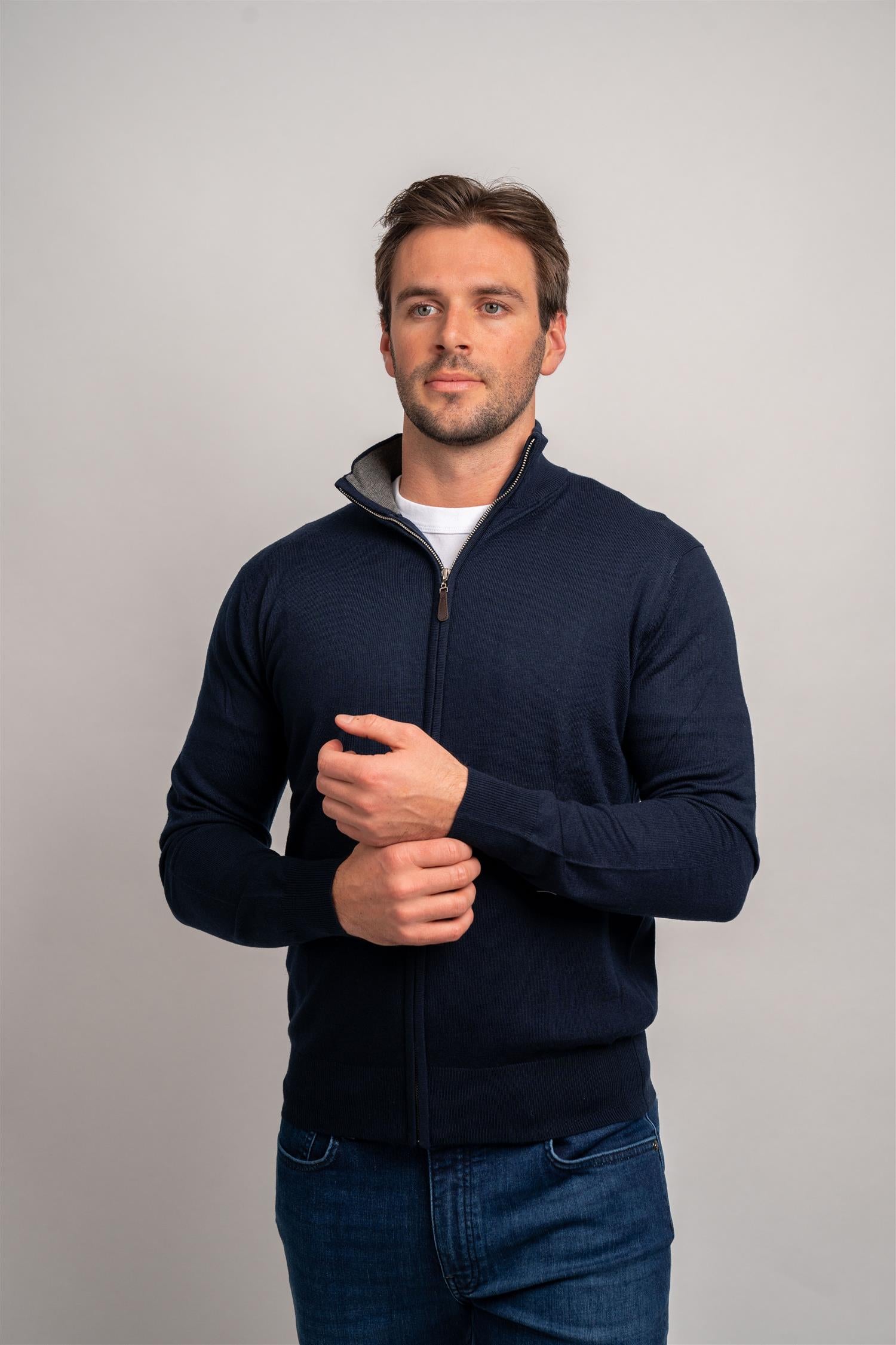 Full Zip - Navy