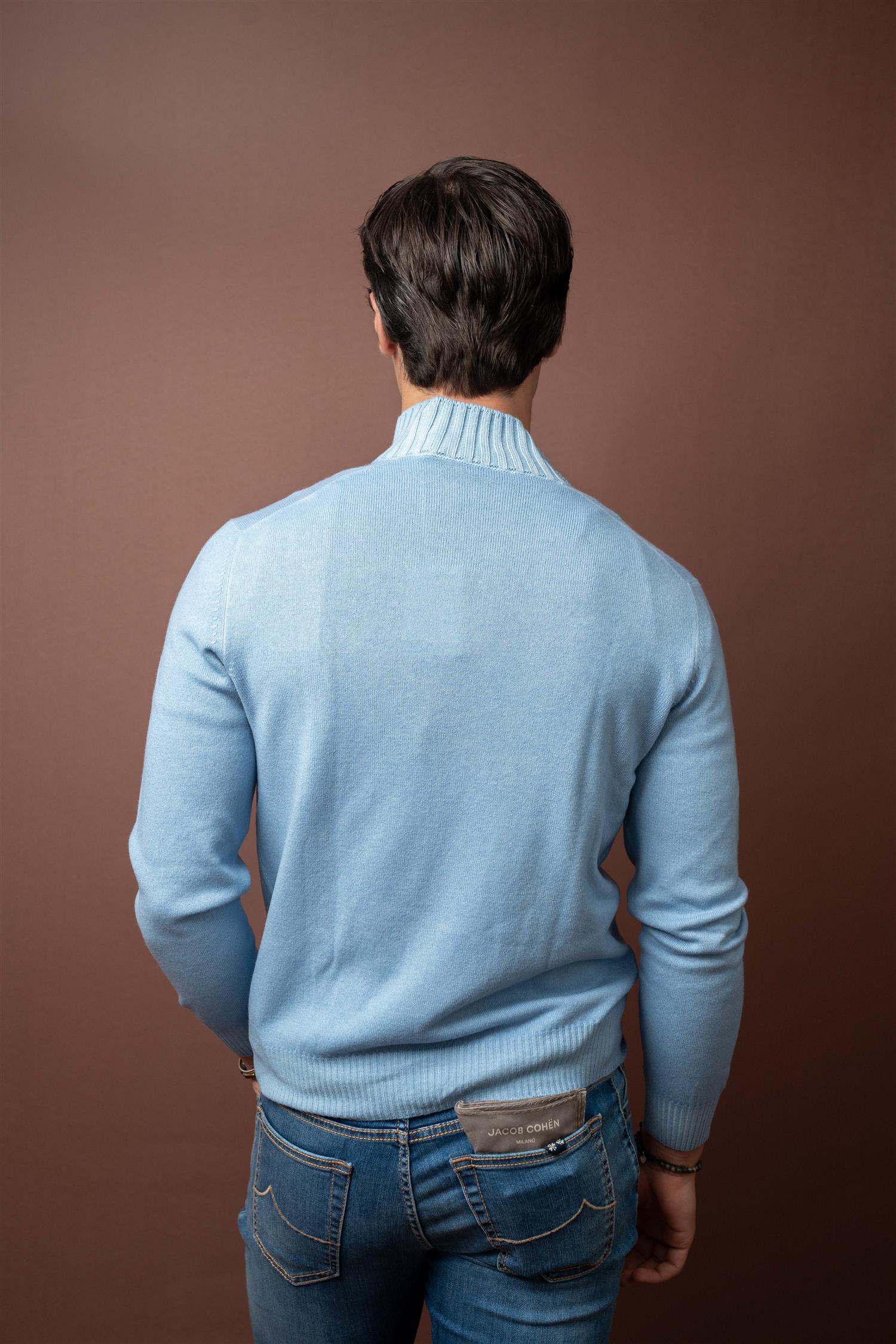 Full Zip - Light Blue