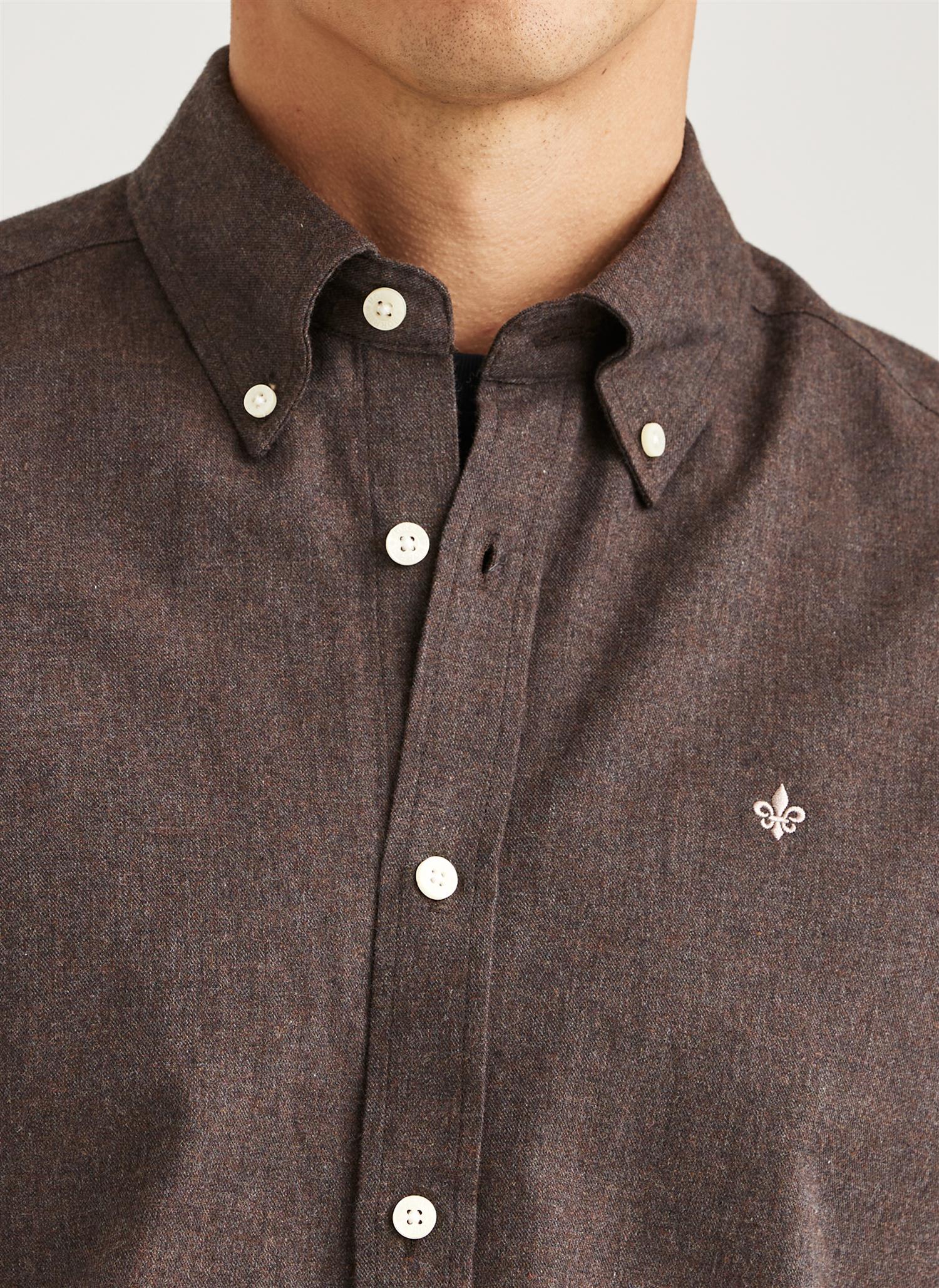 Watts Flannel Shirt - Brown