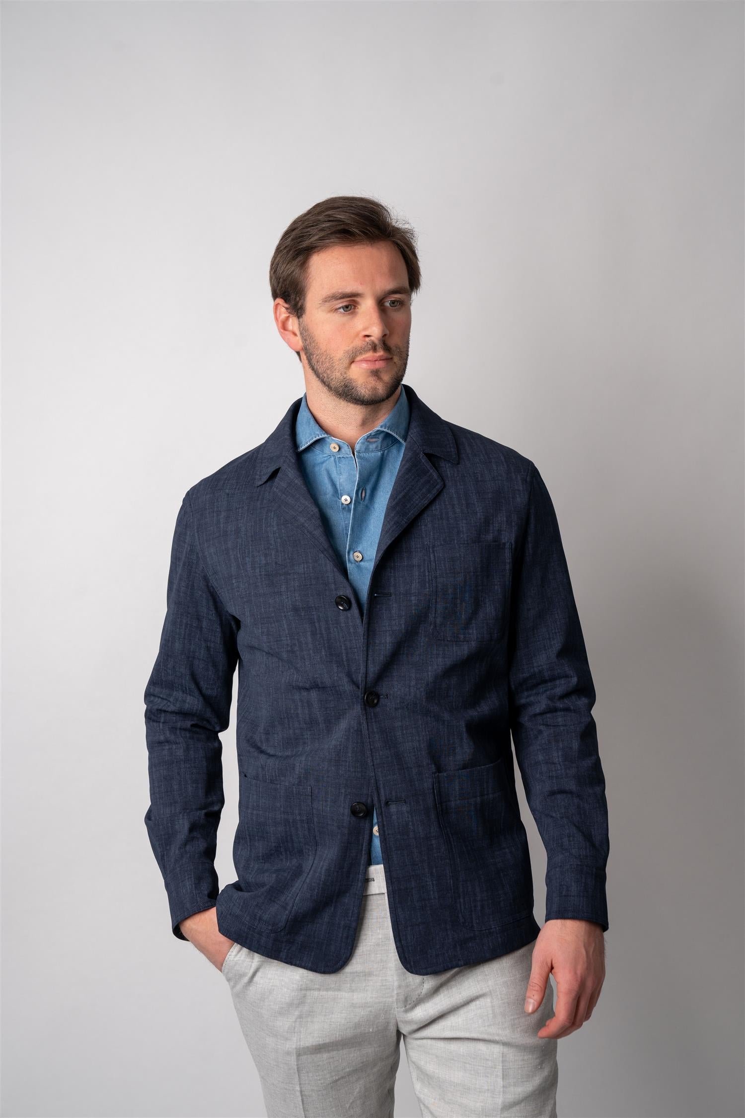 Shirt Jacket - Blue
