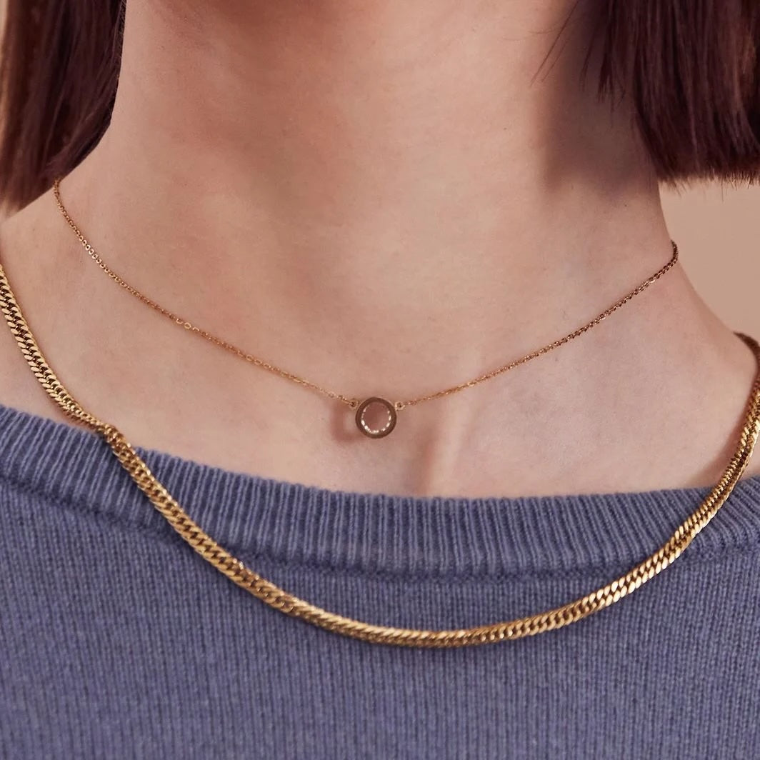 Monaco Necklace Mini Gold