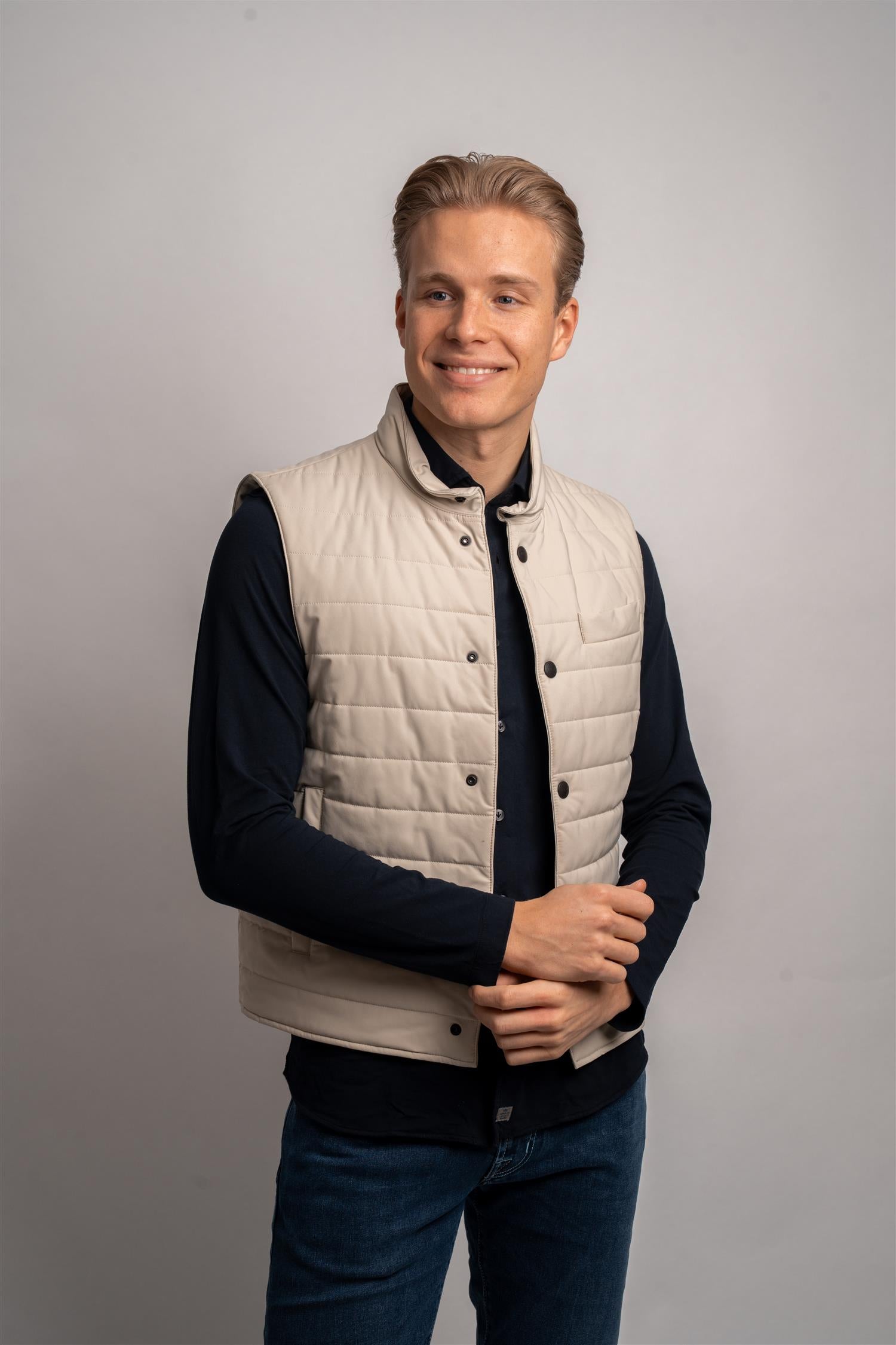 Travel Vest Stretch - Beige